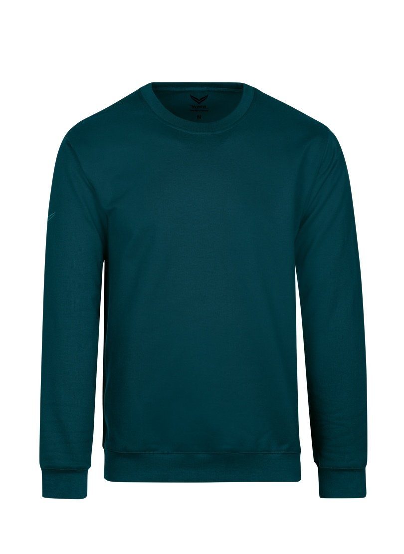 Trigema Sweatshirt TRIGEMA Sweatshirt saphir