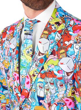 Opposuits Kostüm Spongebob Frenzy Anzug, Ganz Bikini Bottom versammelt auf einem Anzug!