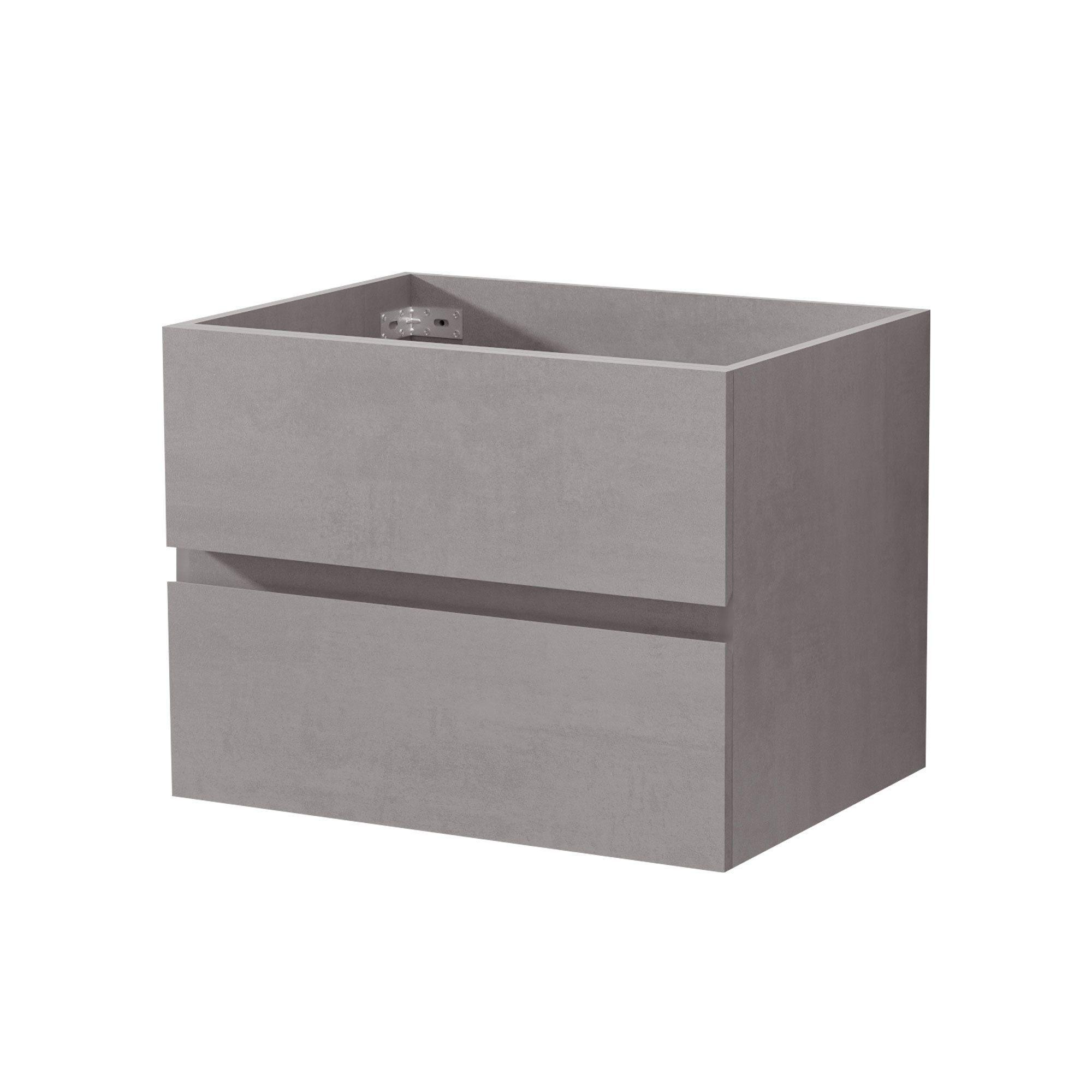 UEV Waschbeckenunterschrank 60cm/75cm/90cm hängend grau (Badmöbel günstig online kaufen