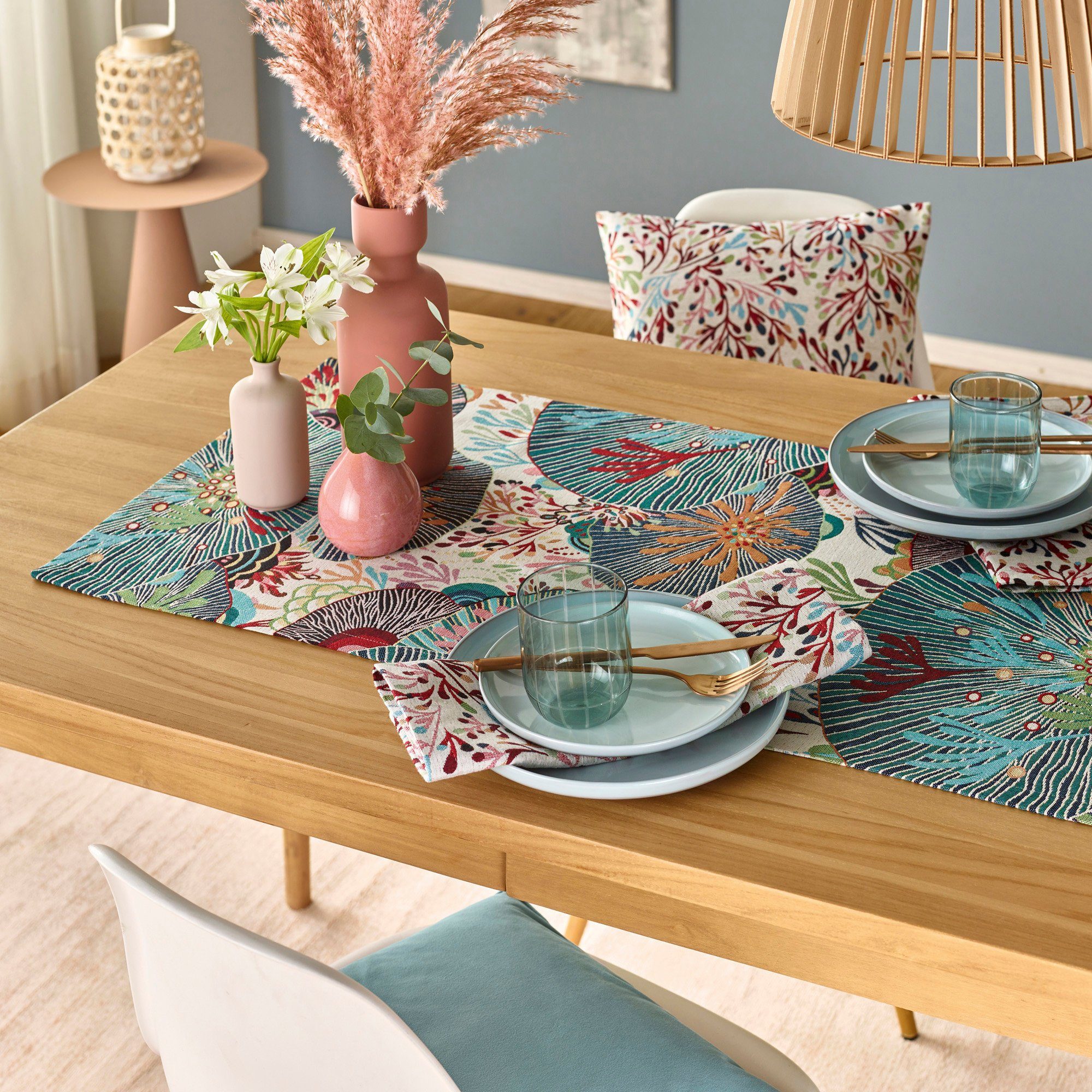 sander table + home Tischdecke Tischläufer "Sea Flowers", Blumen günstig online kaufen