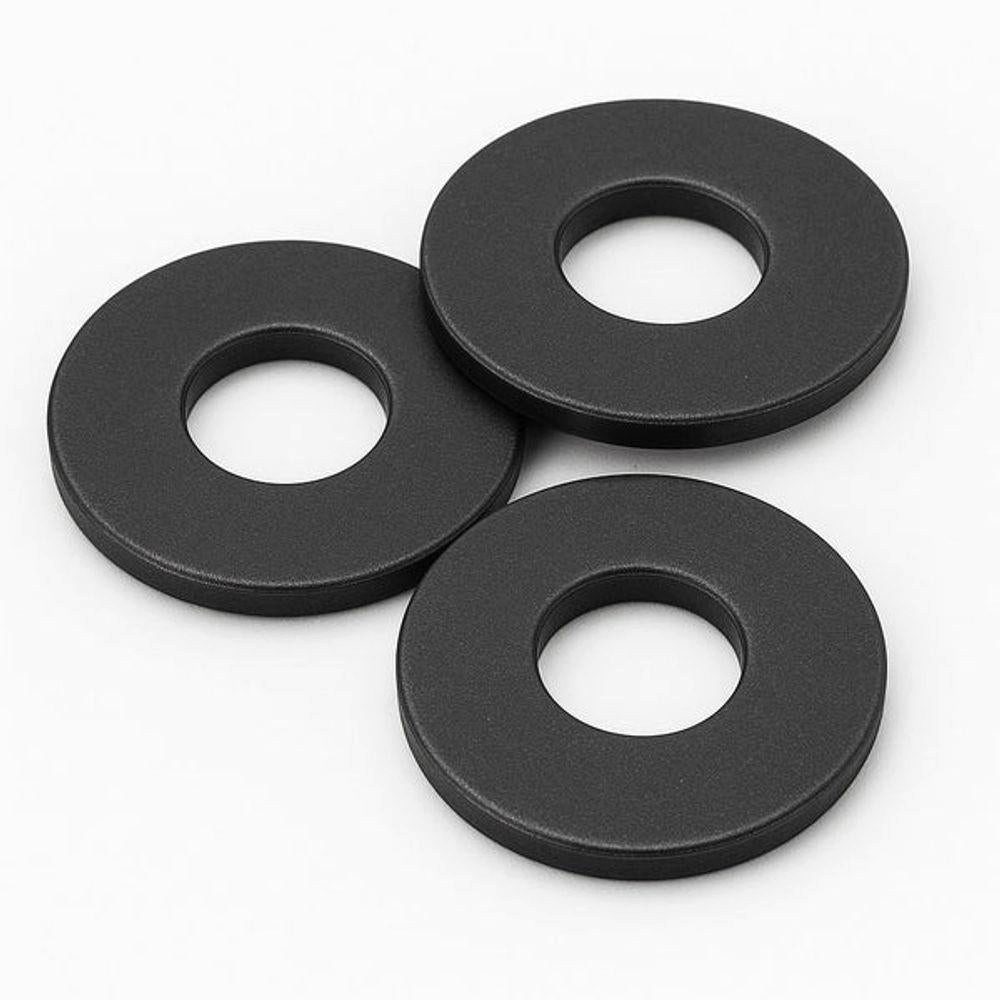 040Parts Unterlegscheibe DIN 9021 M4 schwarz verzinkt, 1 Stück, Ø 13 mm, M4, Einzelteil, 1-St.