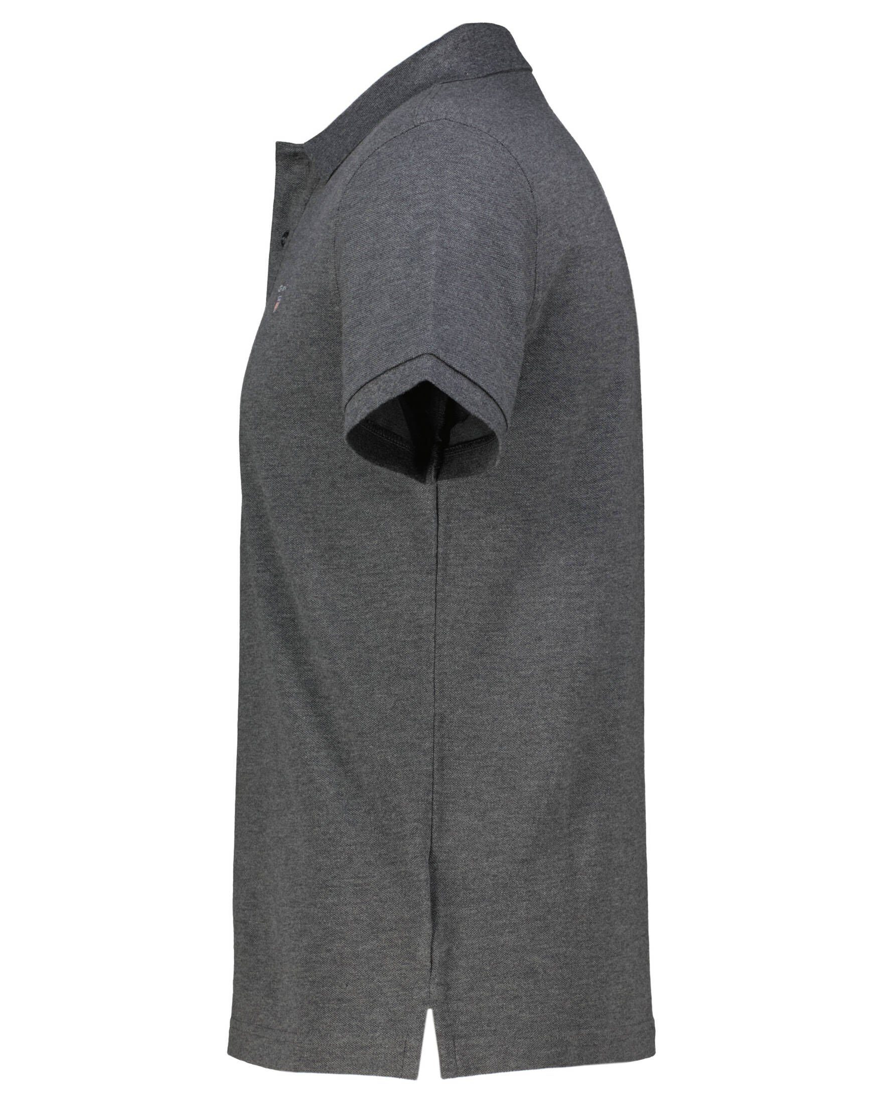 Gant PIQUE Poloshirt (202) graphit Regular (1-tlg) Poloshirt Herren Fit