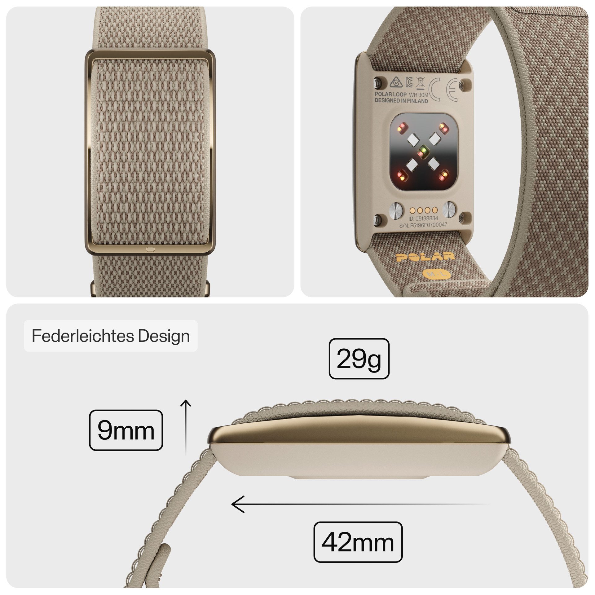 Polar Fitness-Tracker LOOP GEN2 S-L