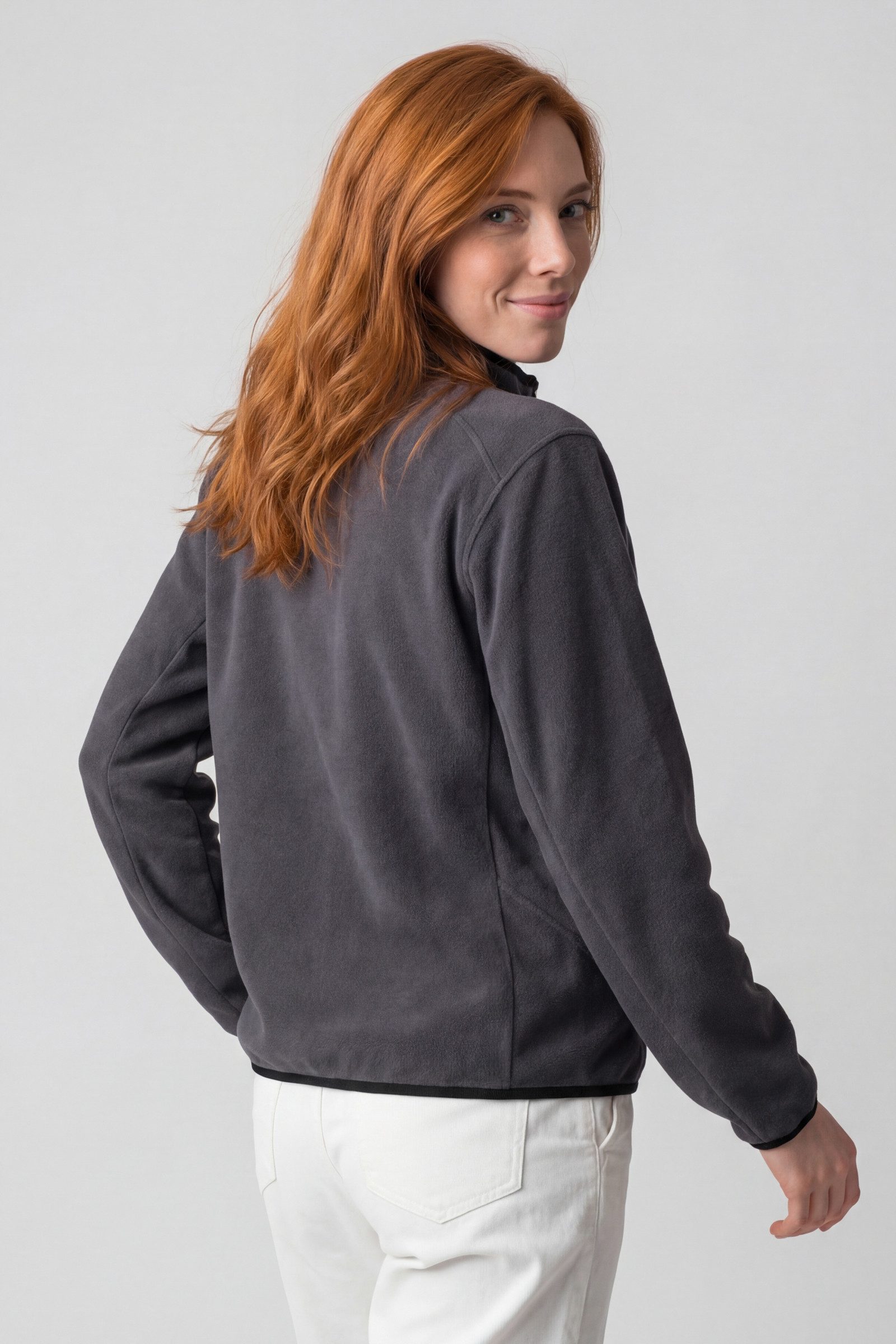 Alife & Kickin Fleecejacke Damen SagaAK F Fleecejacke, Jacke mit Rei§verschlusstasche am €rmel und Stehkragen
