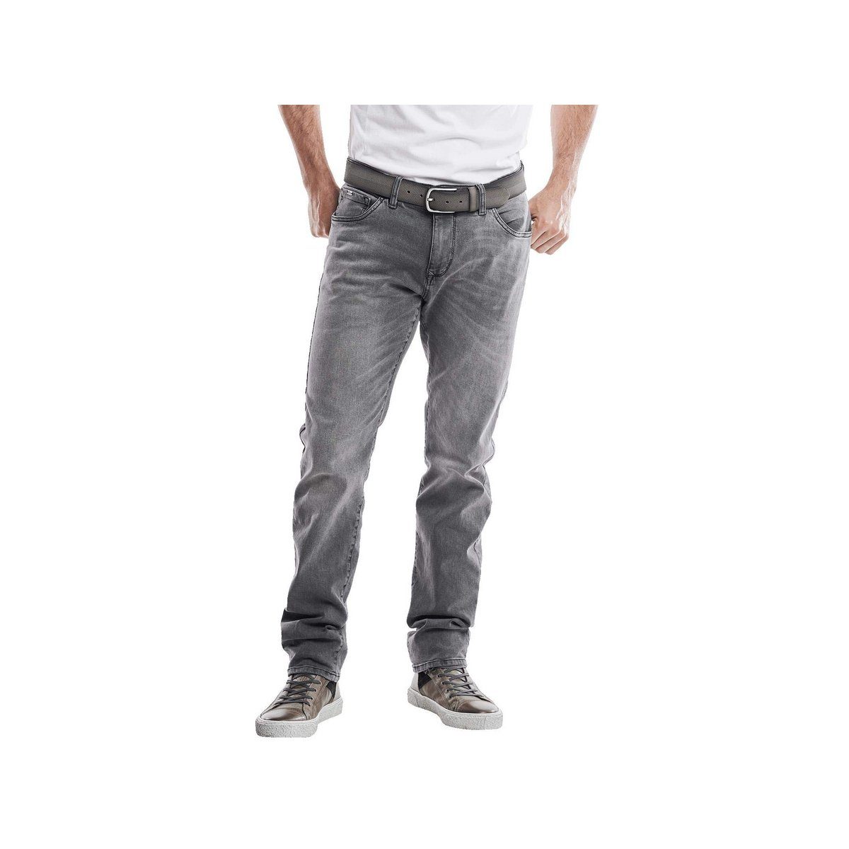 (1-tlg) 5-Pocket-Jeans Engbers grau