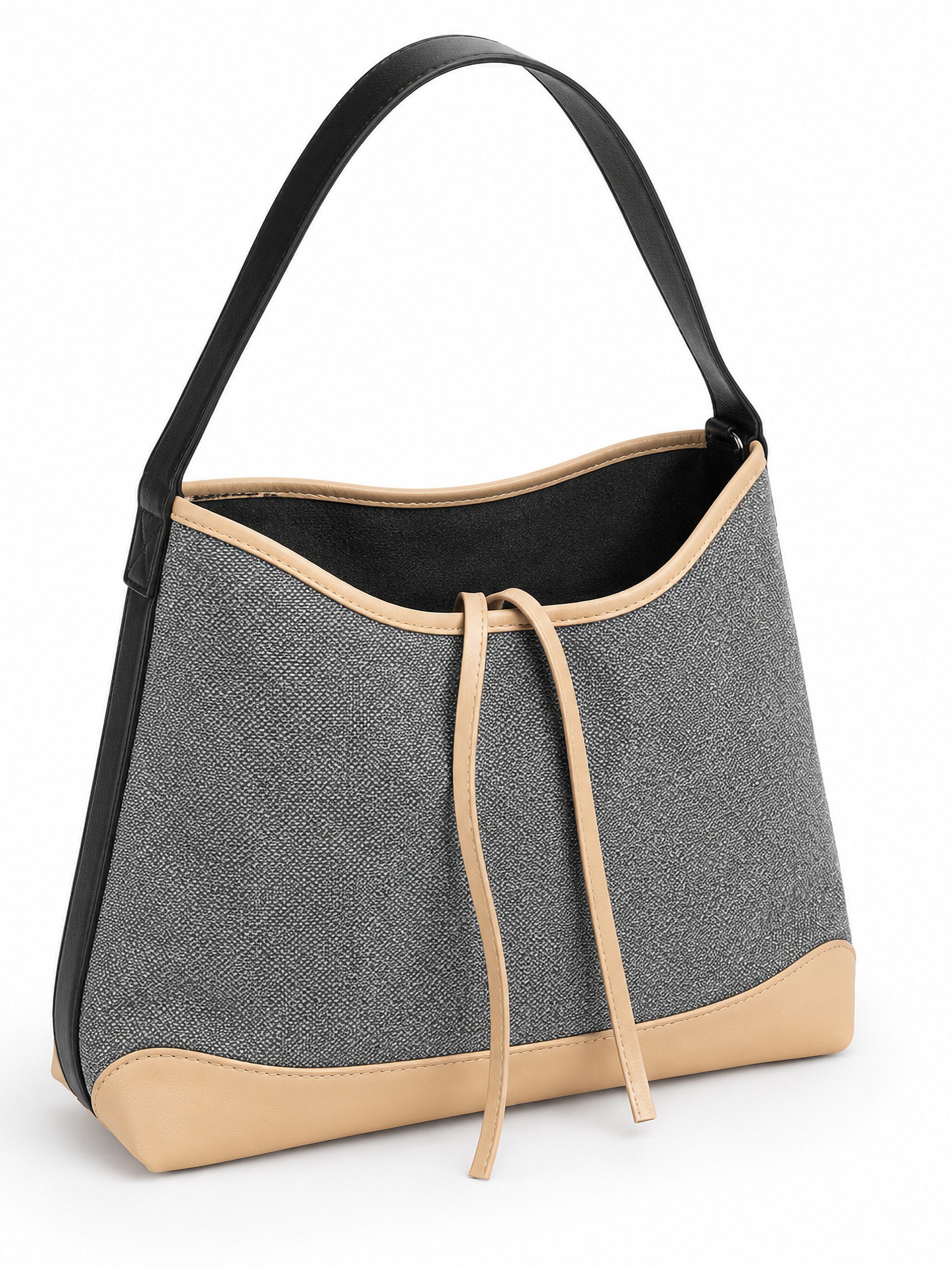 TONI&FRIENDS Schultertasche Murnau, Leinen Stoff Tasche