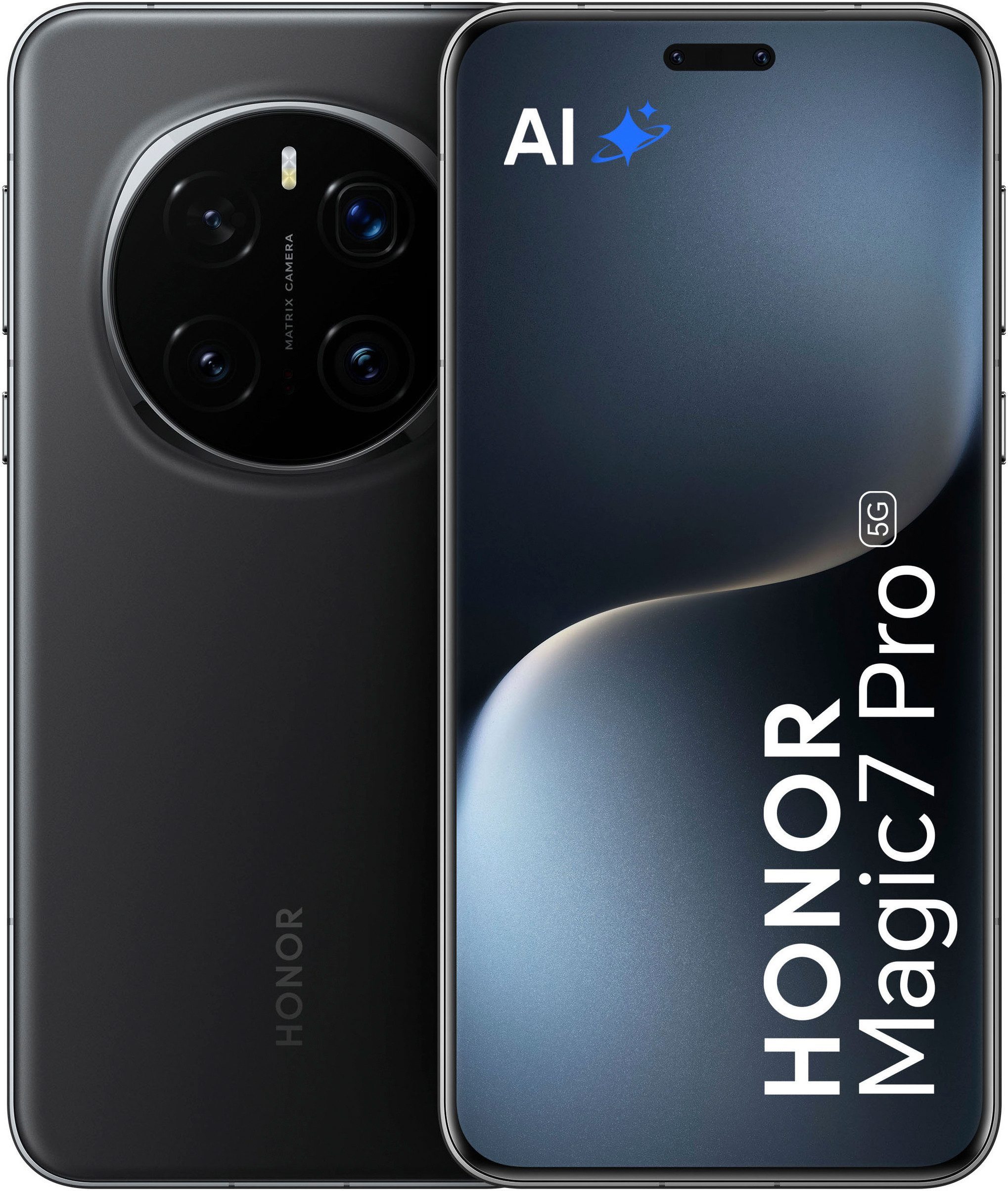 Honor HONOR Magic7 Pro 5G Handy, 12GB+512GB, Qualcomm Snapdragon 8 Elite Smartphone (17,27 cm/6.8 Zoll, 512 GB Speicherplatz, 50 MP Kamera)