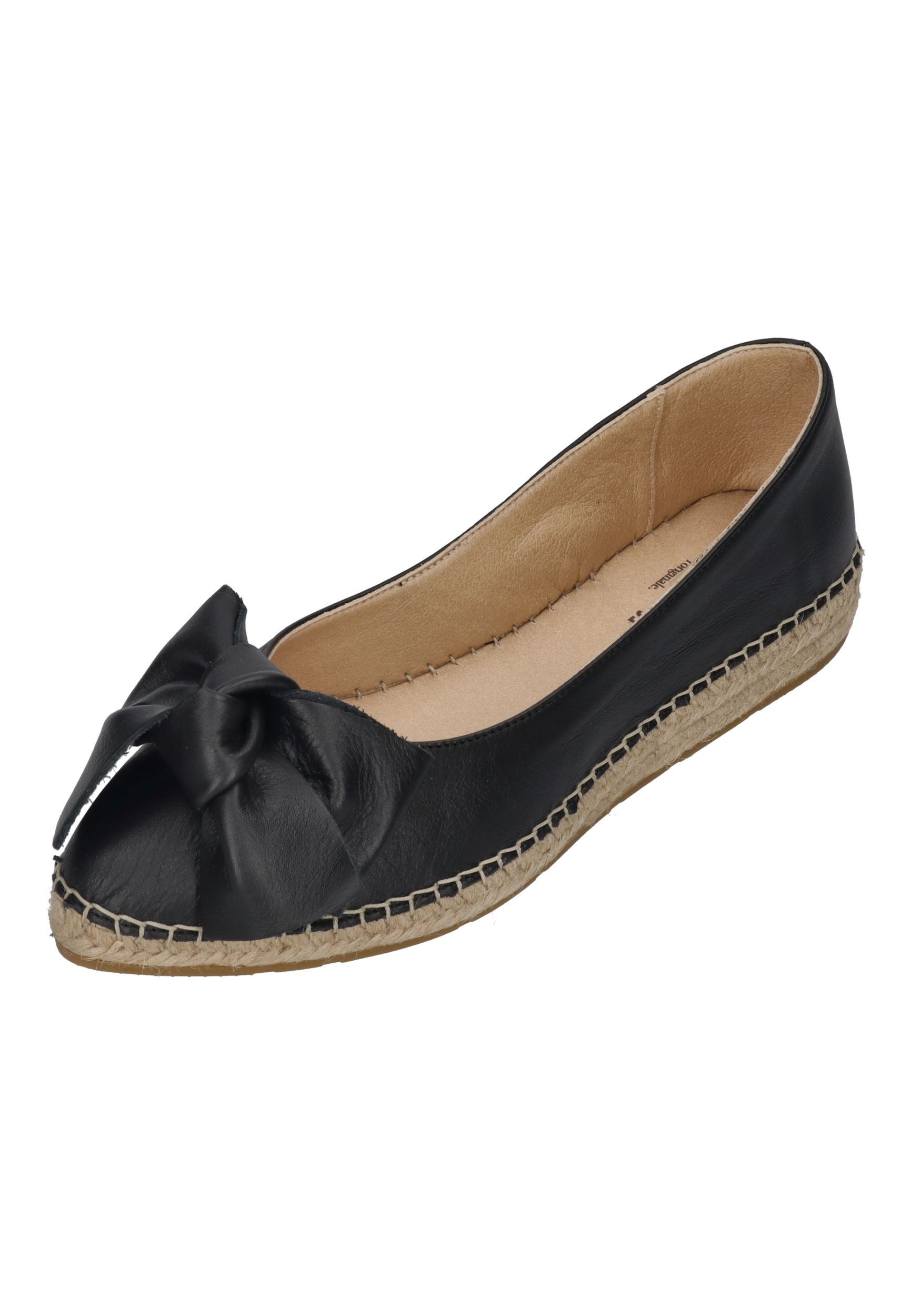 espadrij l´originale BALLERINE BOW CUIR Espadrille Noir