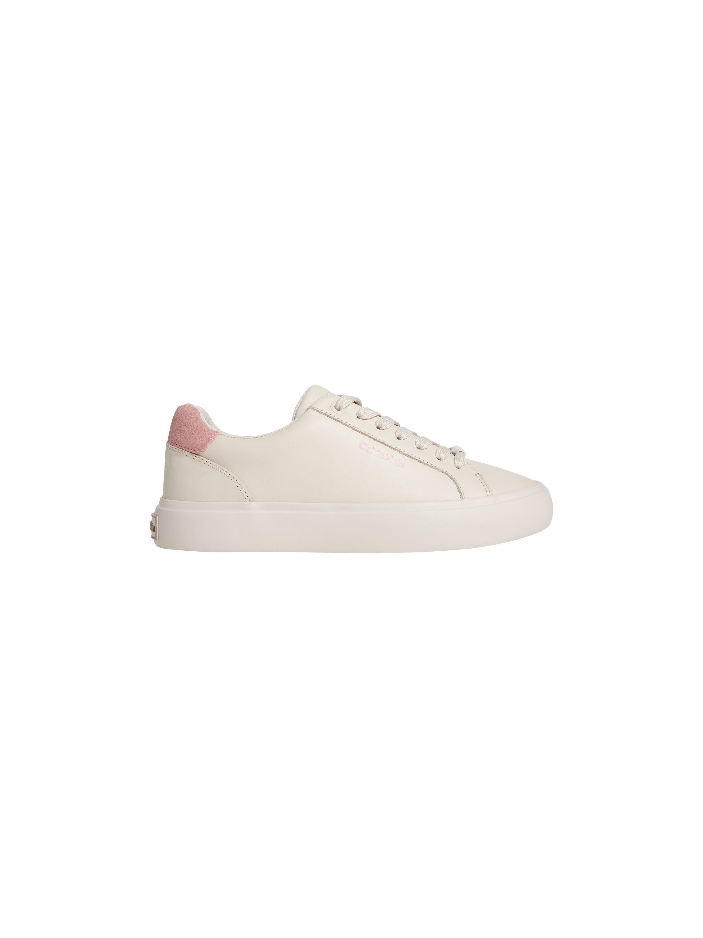 Calvin Klein VULC LACE UP LTH MIX Plateausneaker Casual-Schnürschuh, Freizeitsneaker mit CK-Logo
