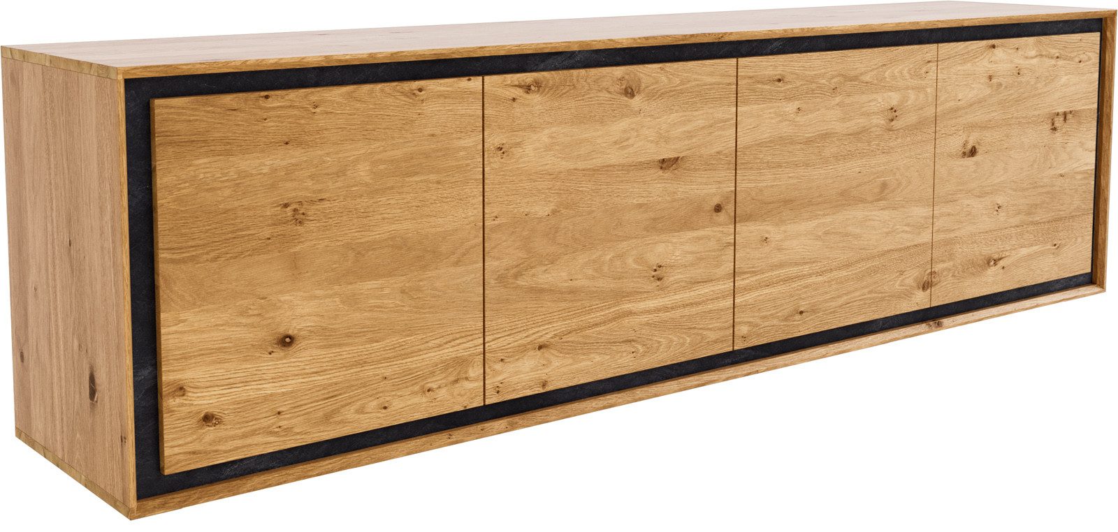 DELIFE Sideboard Stonegrace, Eiche Natur 200 günstig online kaufen