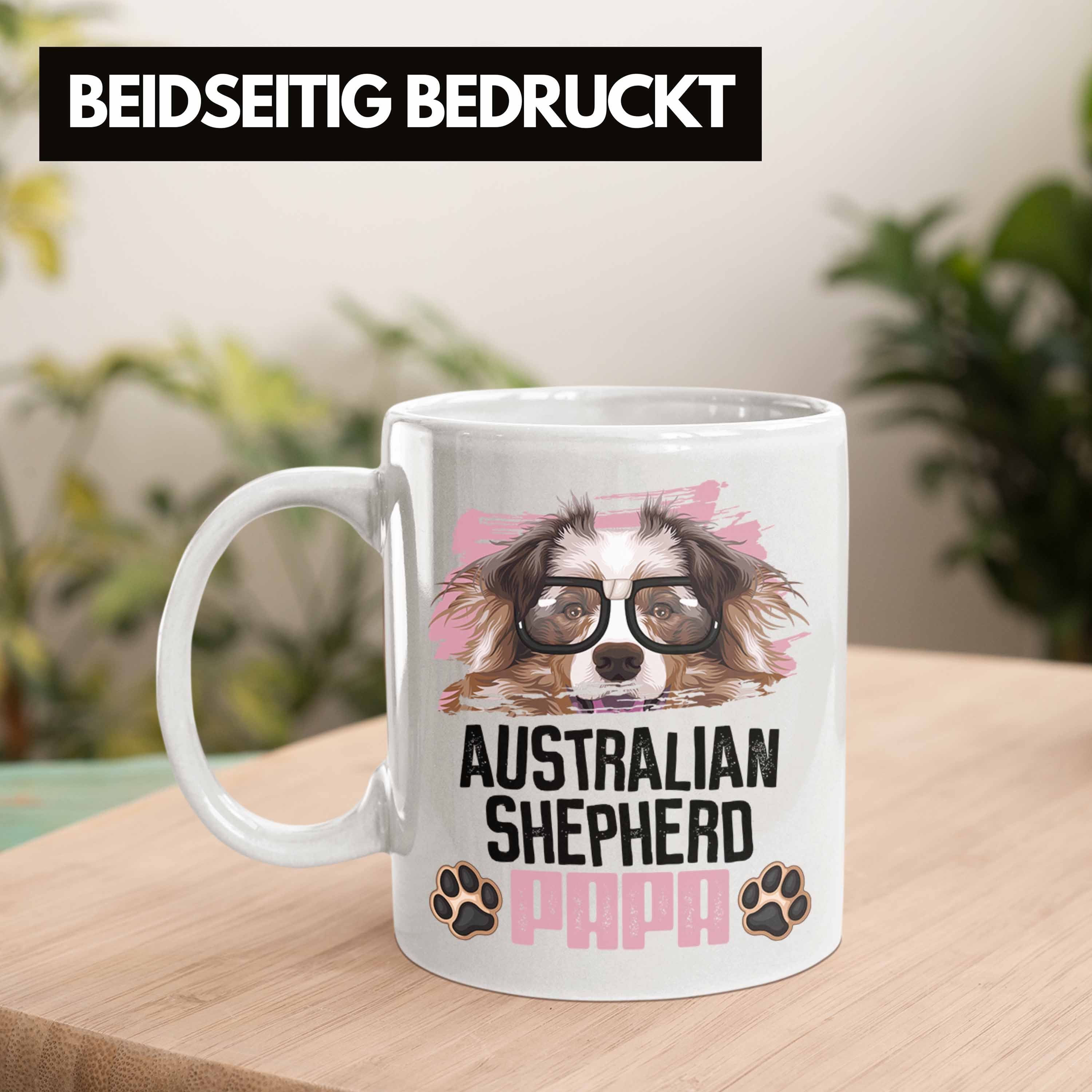 Shepherd Australian Lustiger Papa Gesch Tasse Geschenk Spruch Tasse Weiss Trendation Besitzer