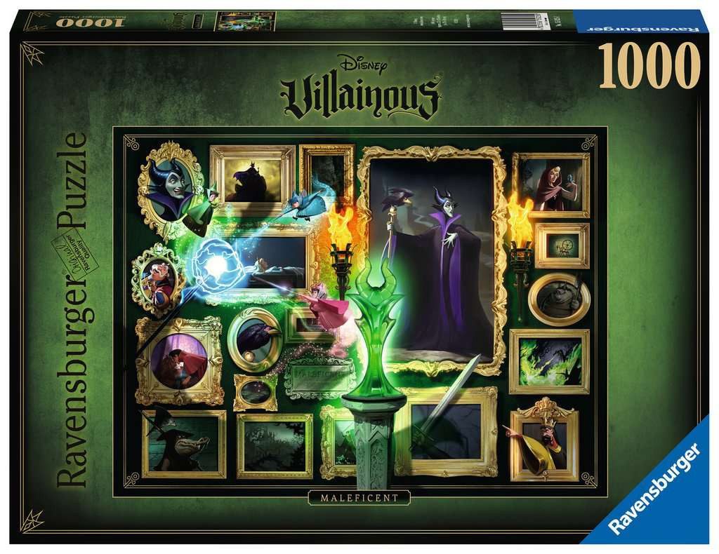 Ravensburger Пазлы Disney Villainous Malificent 1000 Teile Пазлы, 1000 Пазлыteile, Made in Europe