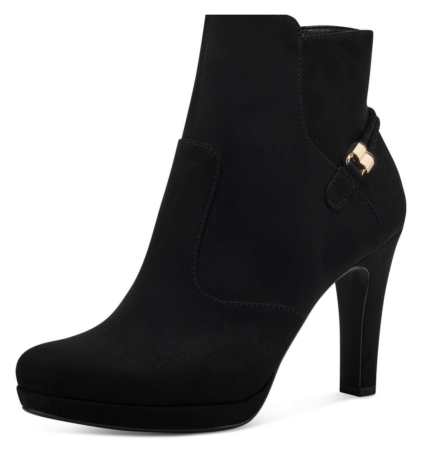 Tamaris High-Heel-Stiefelette mit Schmuckelement an der Ferse