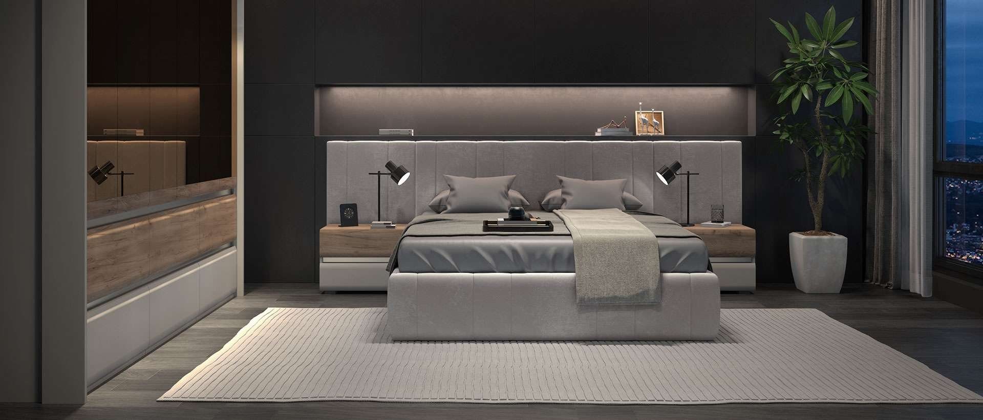 OTTO home Bettgestell Invictus, mit Lattenrost und Bettkasten