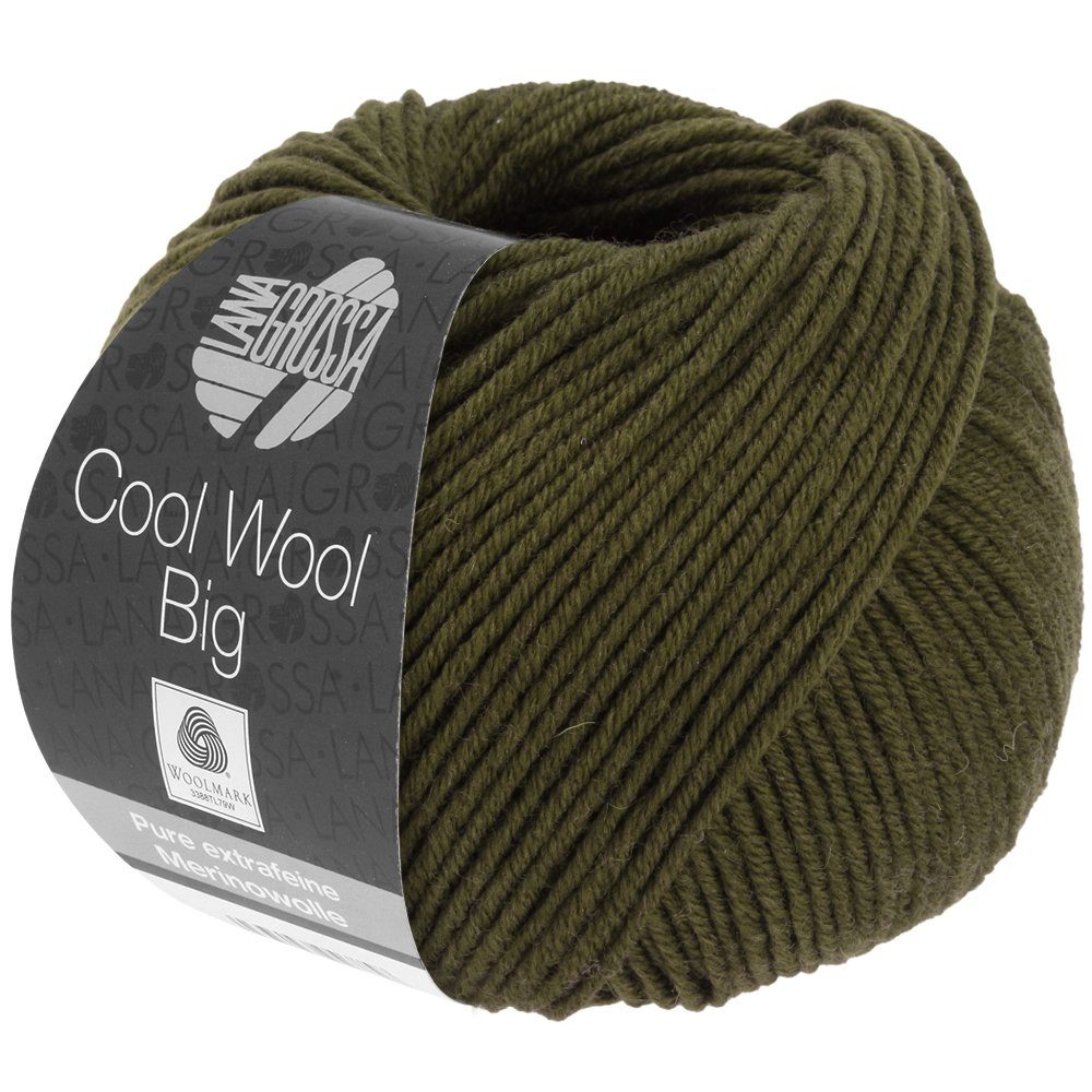 LANA GROSSA COOL WOOL BIG Häkelwolle, 120 m (Klassiker aus purer, extrafeiner Merinowolle), 50 g