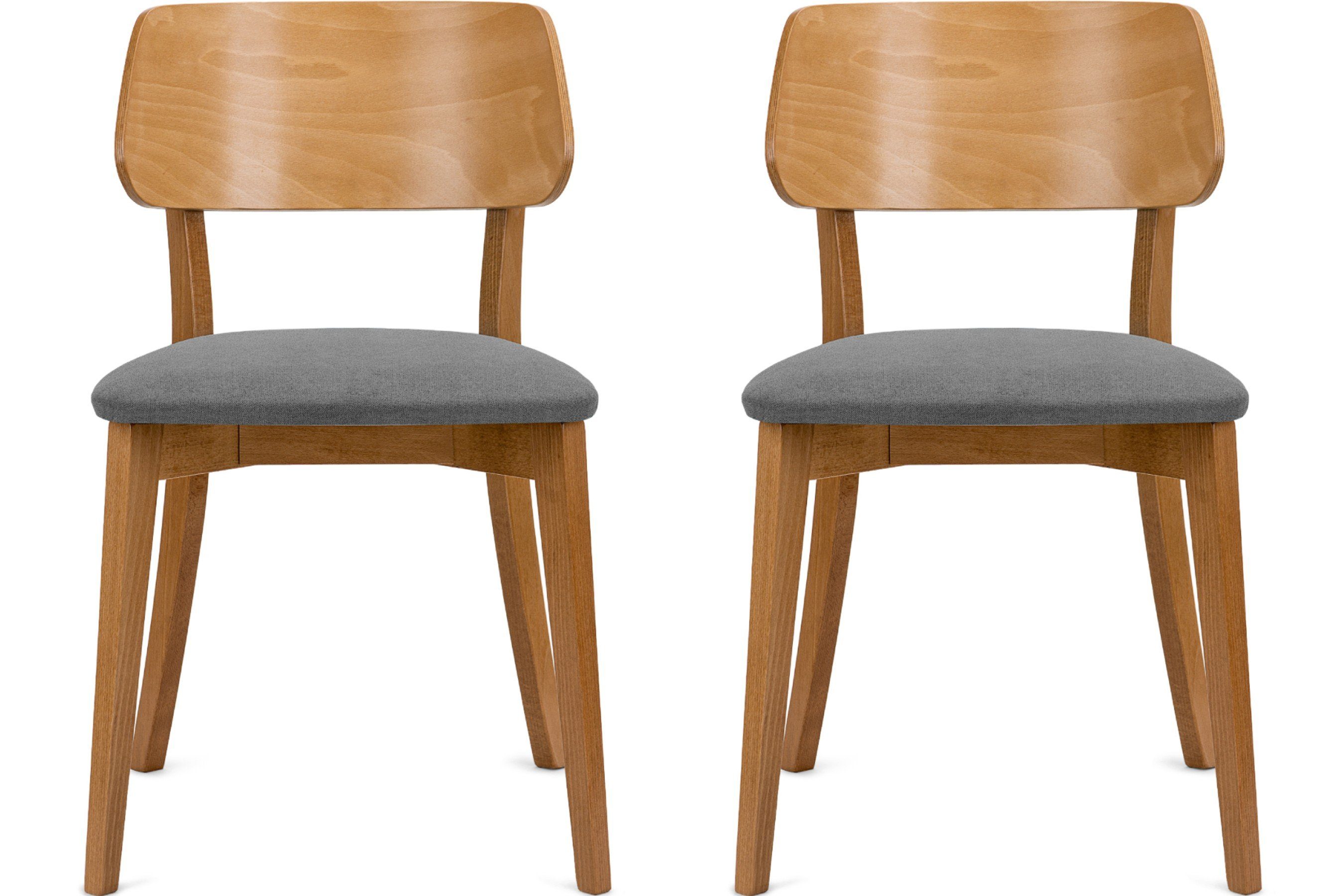 KONSIMO® Holzstuhl VINIS Esszimmerstühle, skandinavischer Stil, hergestellt günstig online kaufen