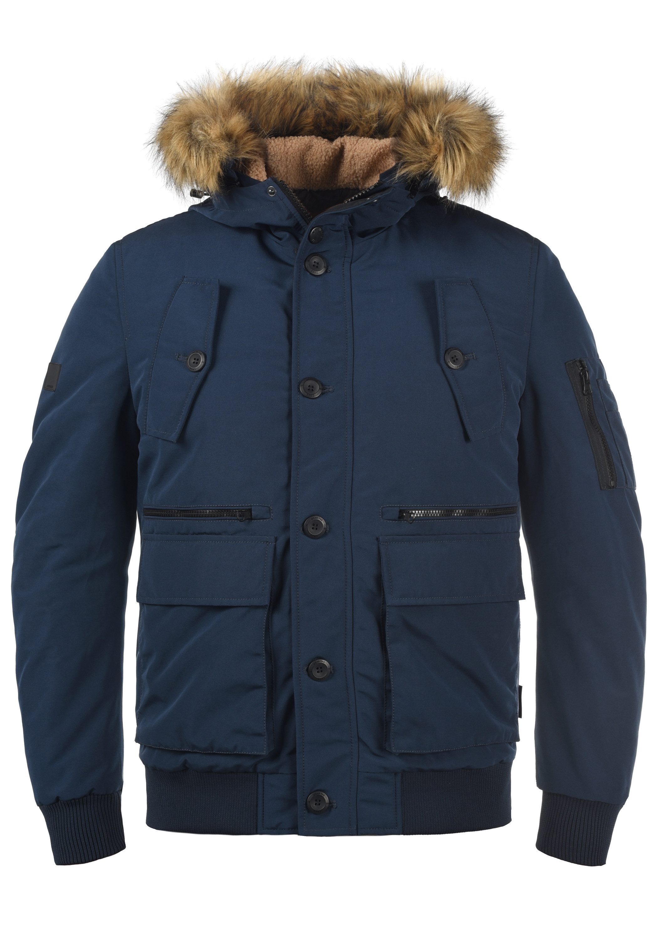 Indicode Winterjacke IDDuffy modische Winterjacke mit Kapuze