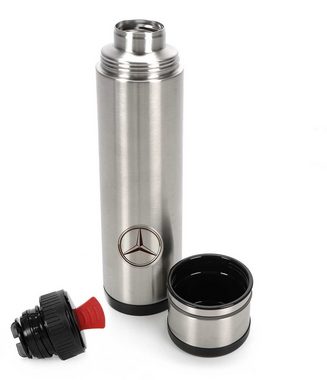 Mercedes Benz Isolierkanne Thermoskanne, (doppelwandig), Edelstahl Isolierflasche