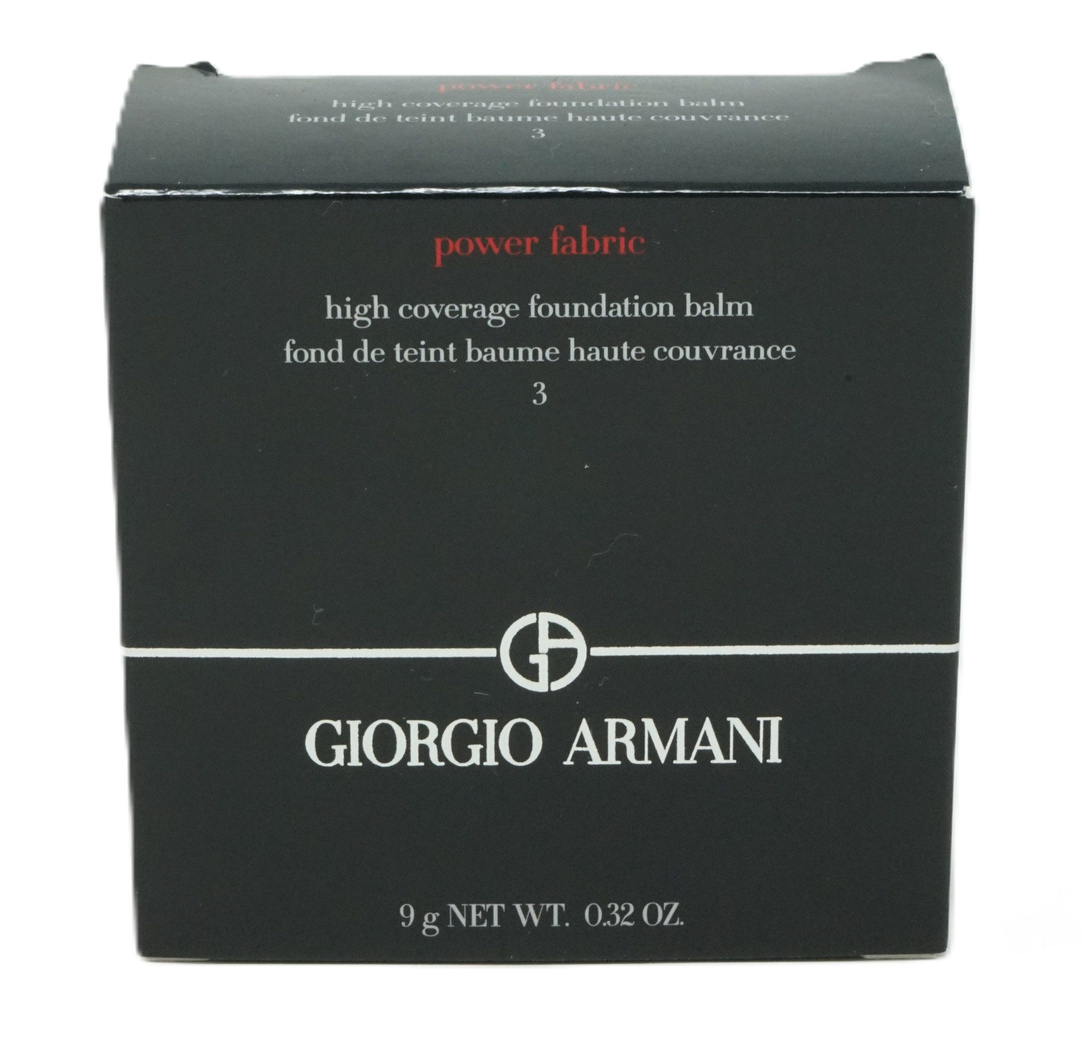 Giorgio Armani Giorgio Armani power fabric high coverage Nr 3 Foundation balm 9g