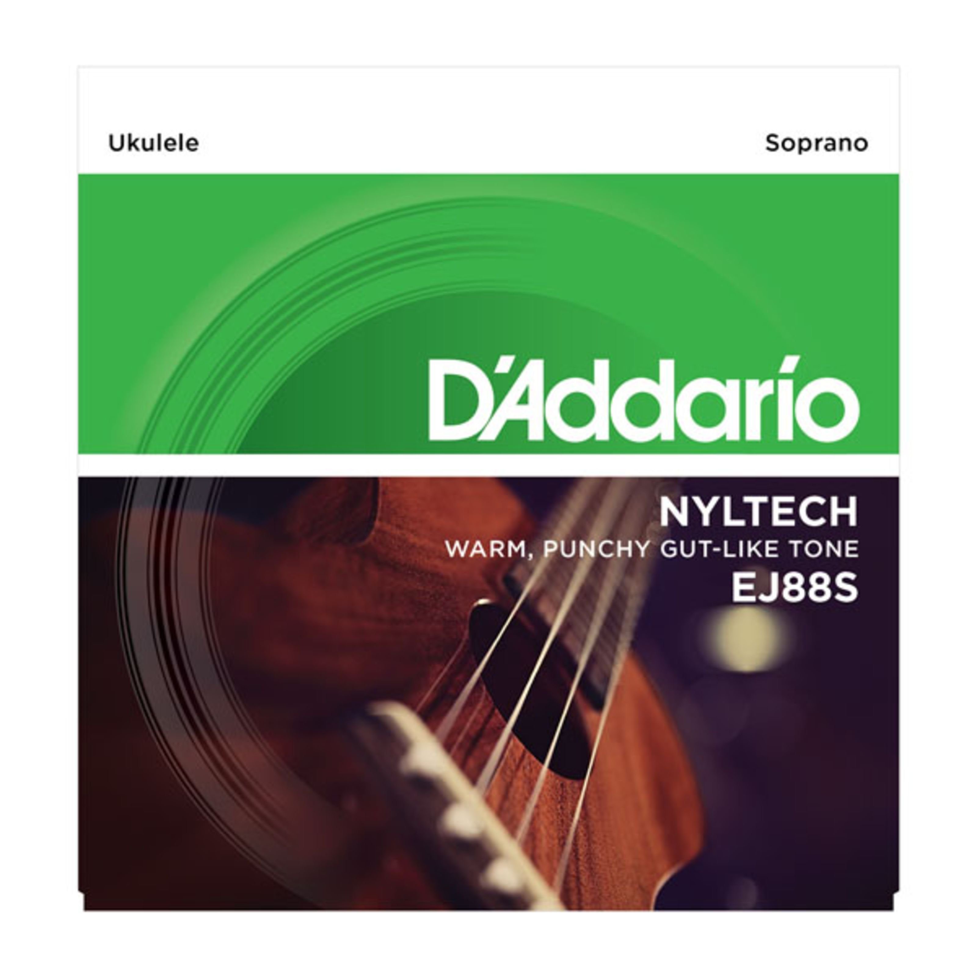 Daddario Spielzeug-Musikinstrument, Ukulele Saiten Saiten 24-30-36-26 Nyltech - Sopran EJ88S