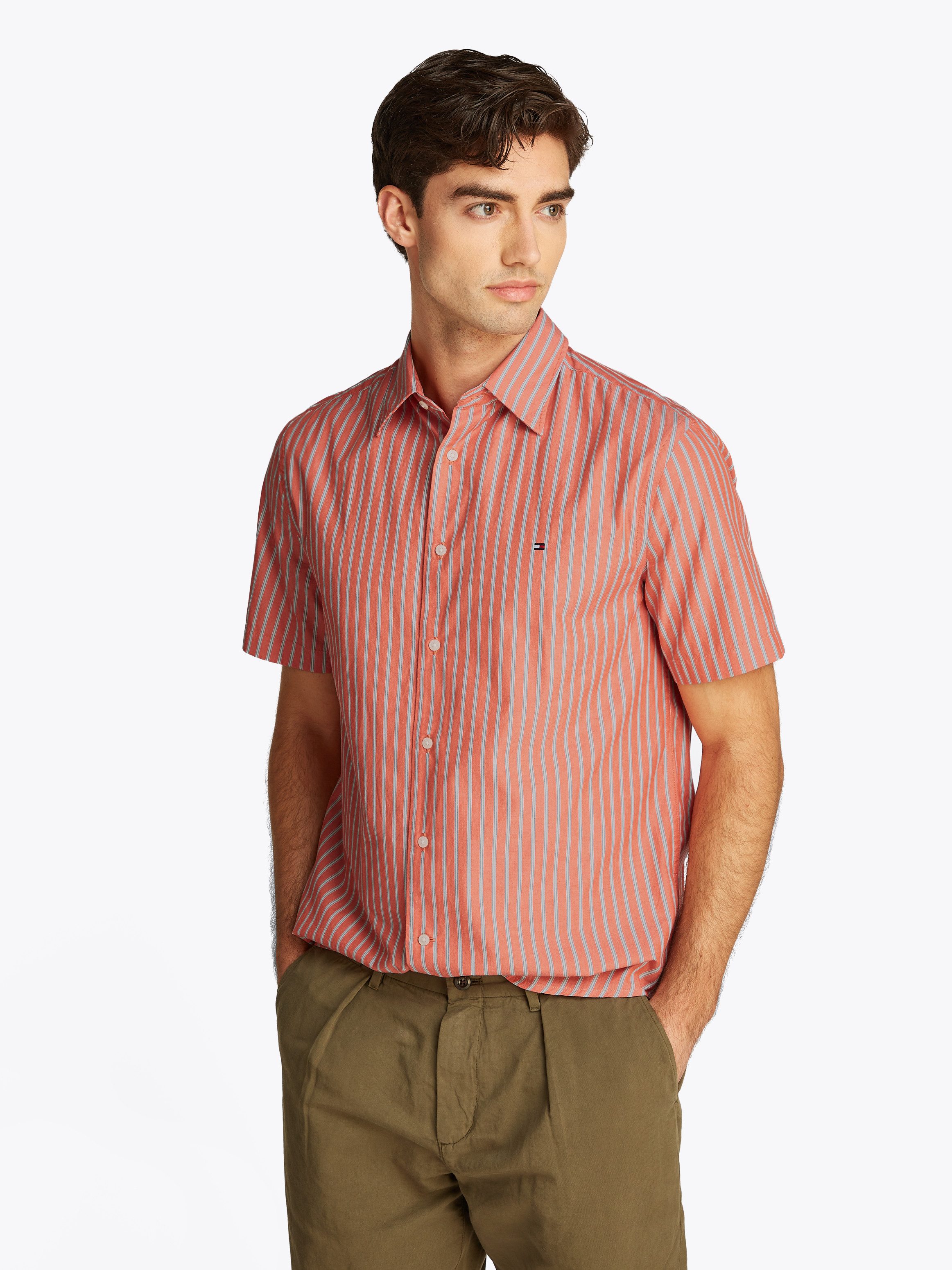 Tommy Hilfiger Kurzarmhemd FLEX POPLIN RETRO günstig online kaufen