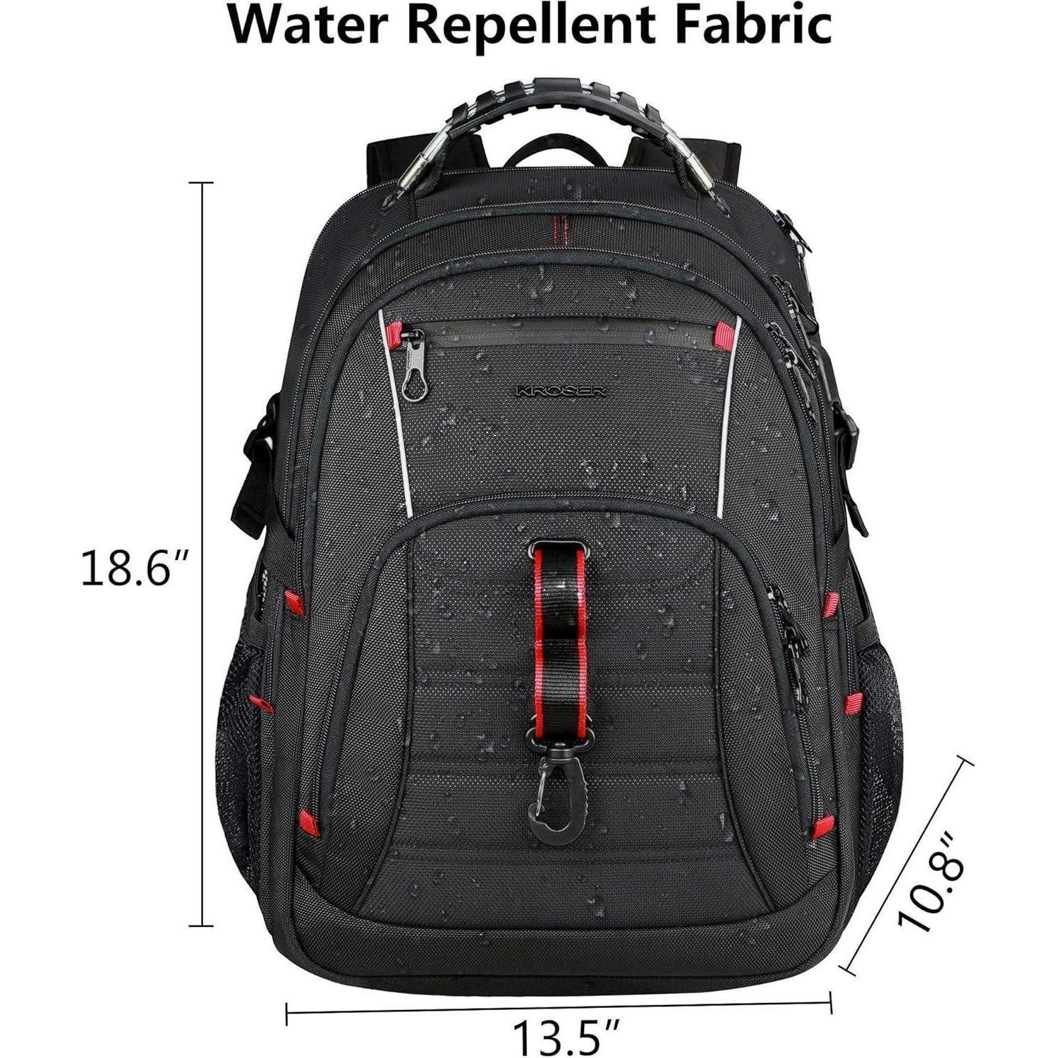LuxusKollektion Notebook-Rucksack Laptop Rucksack Herren 17.3 Zoll Reiseruc günstig online kaufen