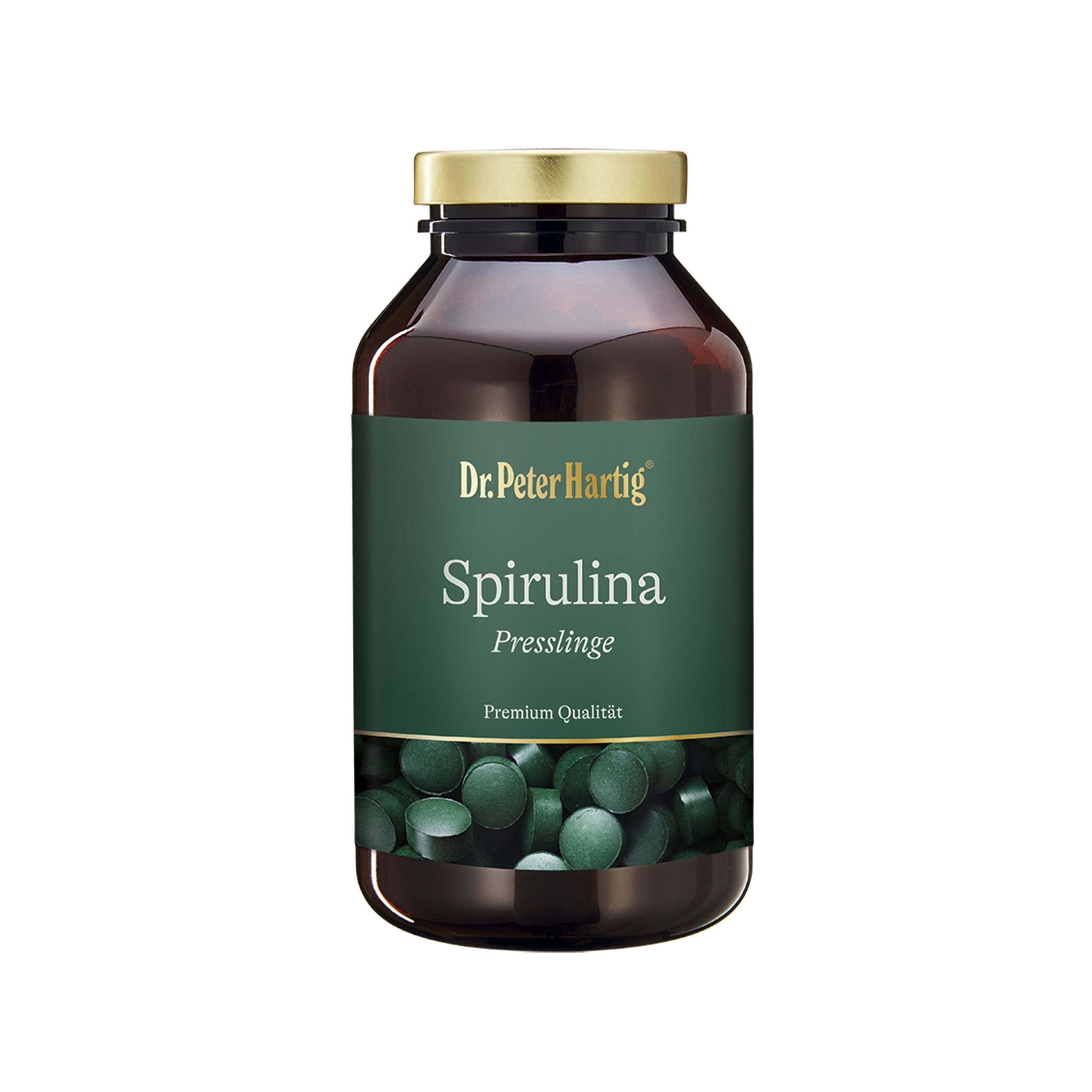 Dr. Peter Hartig Spirulina Premium, Mikroalgenpulver, Nährstoffe, Superfood, vegan, Presslinge, 720 Presslinge, à 144 g, Spirulina Premium 720 Presslinge Mikroalgenpulver Magnesium Calcium