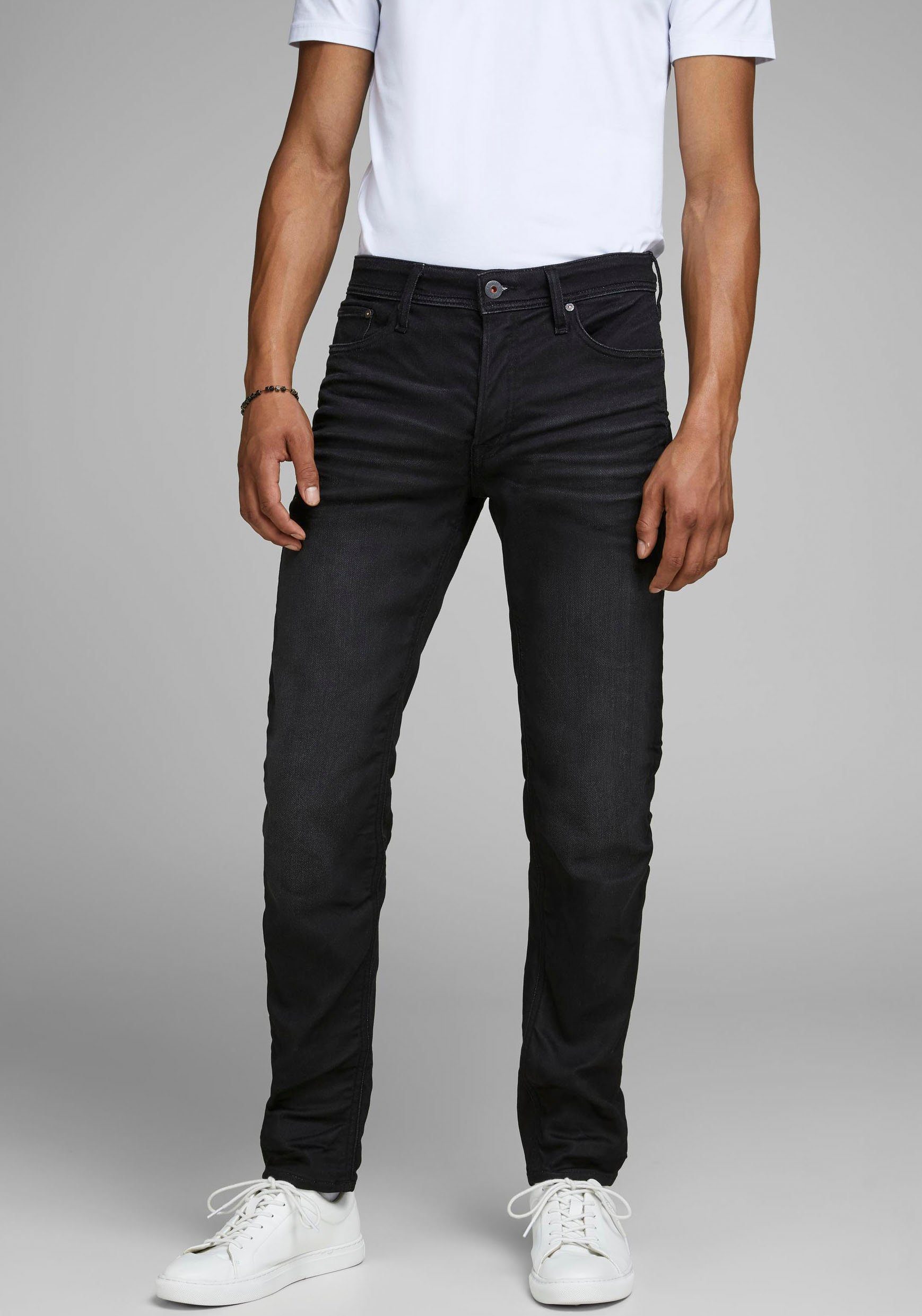 & Jack black-denim Comfort-fit-Jeans Jones ORIGINAL MIKE