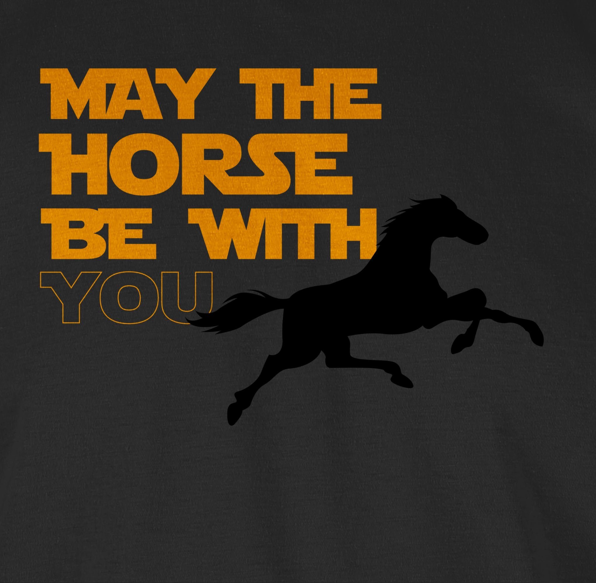Shirtracer 2 the horse you Schwarz be Pferd with May T-Shirt