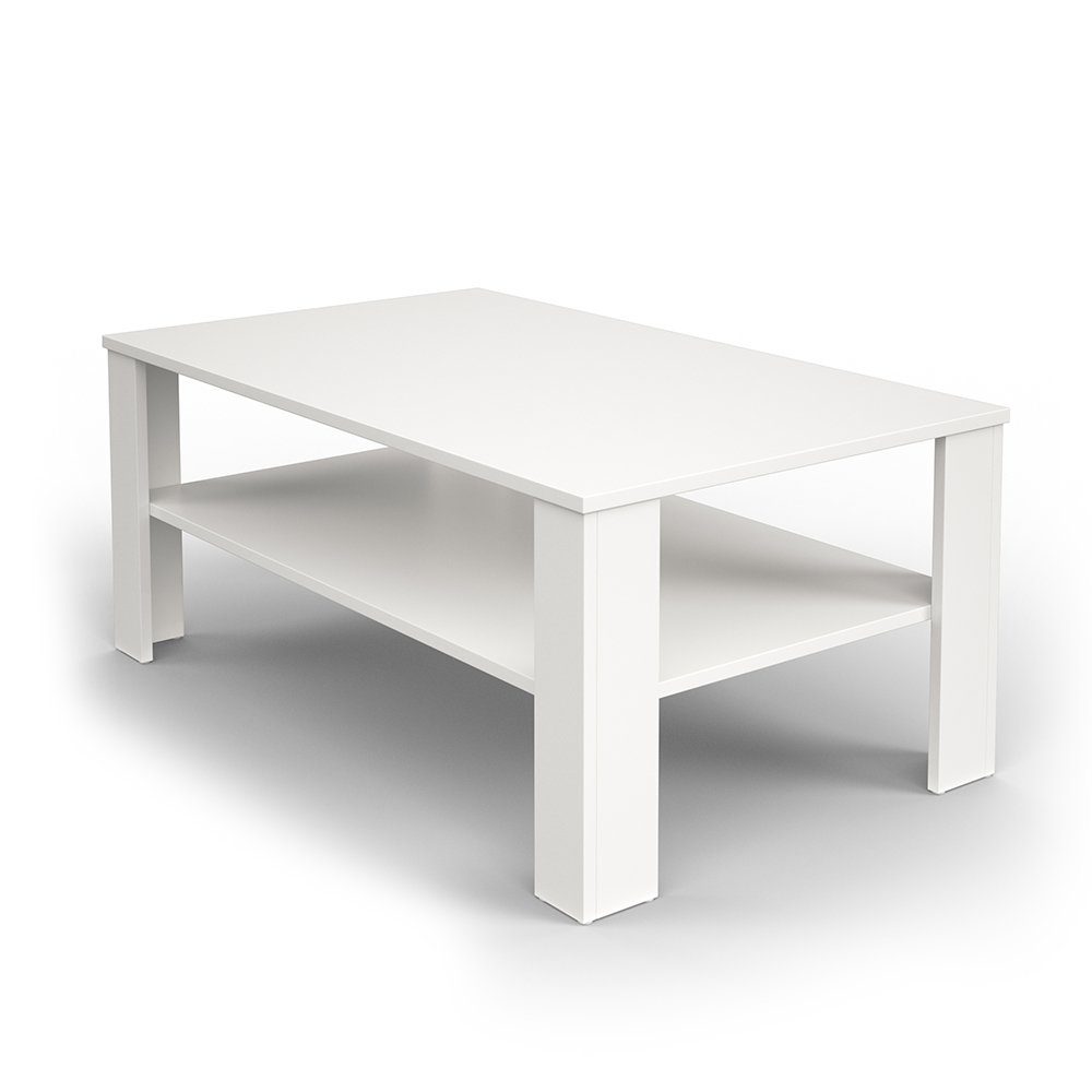 Vicco Couchtisch, Weiß, 100 x 60 günstig online kaufen