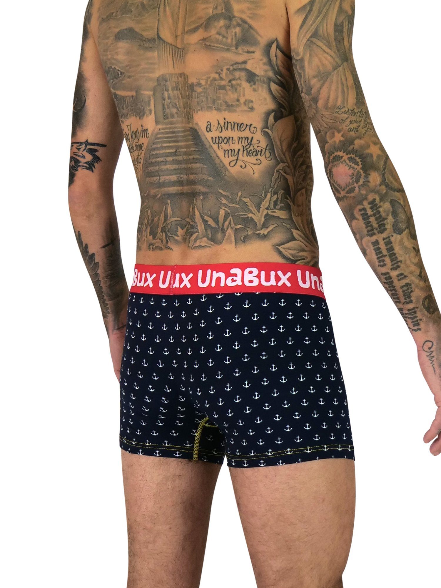 HIKE OLD FIVE (2-St) FINGERS Boxer Pants UnaBux Briefs Retro ANCHOR MAMOUTH / GOOD
