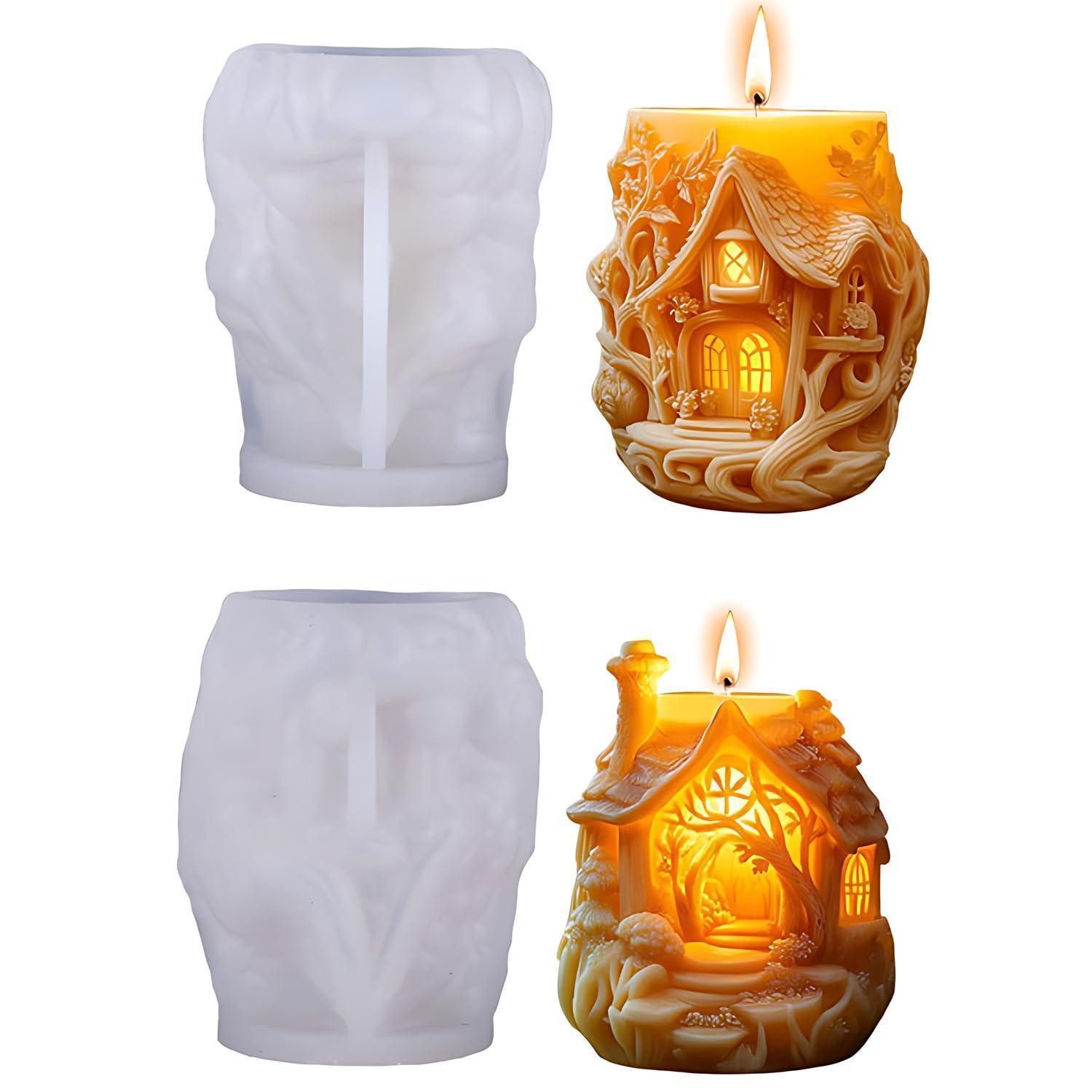 LuxusKollektion Silikonform Silikonform Weihnachten Häuser & Bäume 3D