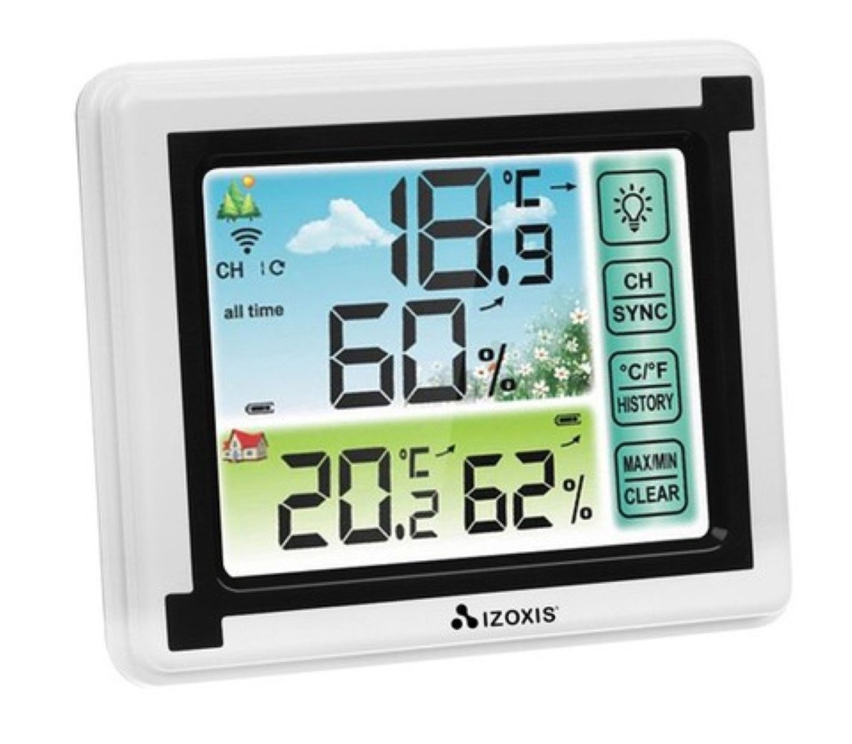 Funkwetterstation Wetterstation Pro mit Außensensor, Farbdisplay & Hygrometer