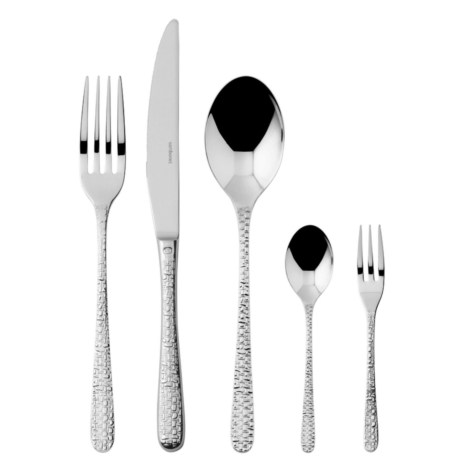 sambonet Besteck-Set Sambonet Venezia Besteck 30tlg. Edelstahl (30-tlg), 6 Personen, Edelstahl rostfrei