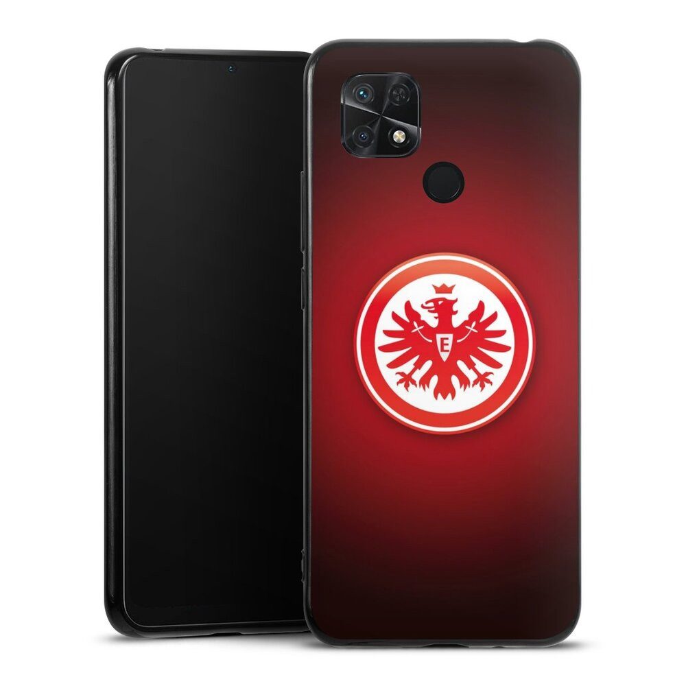 DeinDesign Handyhülle Eintracht Frankfurt Offizielles Lizenzprodukt Wappen, Xiaomi Redmi 10C Silikon Hülle Bumper Case Handy Schutzhülle