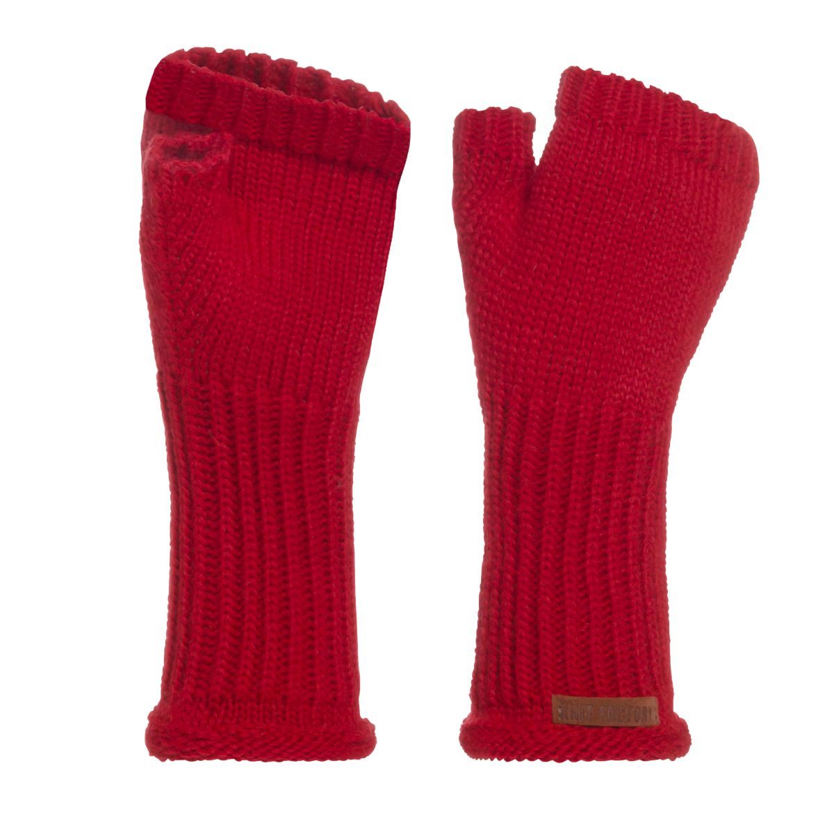 Knit Factory Strickhandschuhe Cleo Handstulpen Bright Red (1-St) Handschuh günstig online kaufen