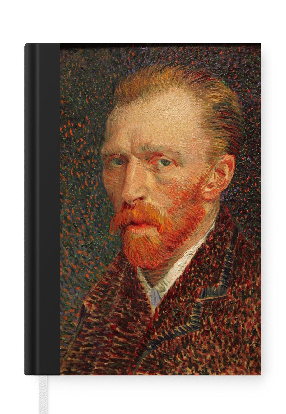 A5, Vincent Notizbuch MuchoWow Haushaltsbuch - Notizheft, van 98 Merkzettel, Seiten, Gogh, Journal, Selbstporträt Tagebuch,