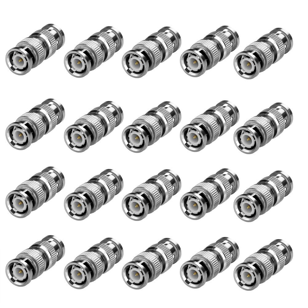 BNC Stecker auf Stecker für CCTV Video Kameras Koaxialkabel Adapter