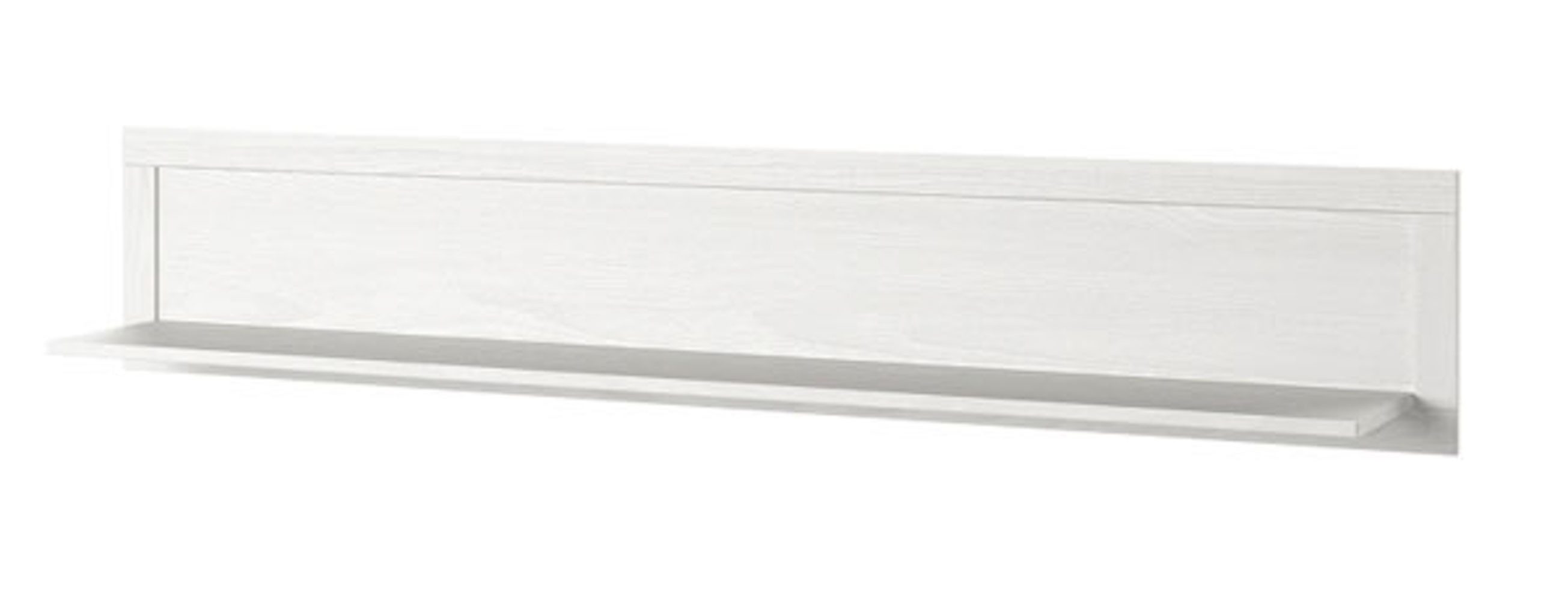 Helvetia Wandregal, Evora 1-tlg., 177cm pinie weiß mit 1 Ablageboden