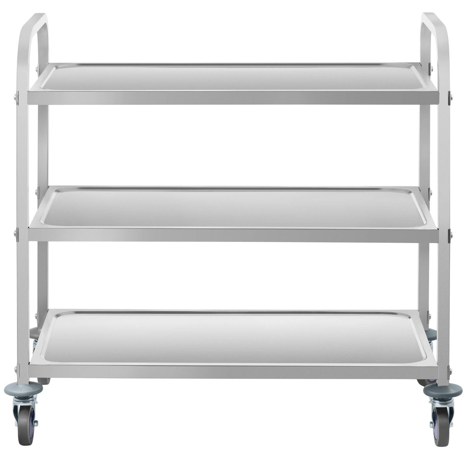 Royal Catering Servierwagen 3 Borde Edelstahl Teewagen Küchenwagen Gastro S günstig online kaufen