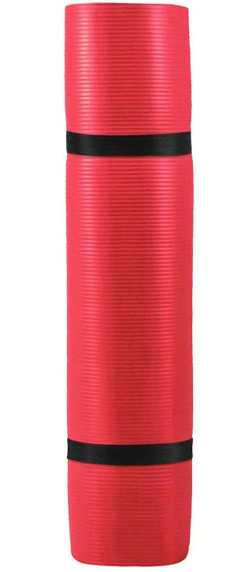 GORILLA SPORTS Yogamatte Sportmatte 190 x x cm rot 100 1,5