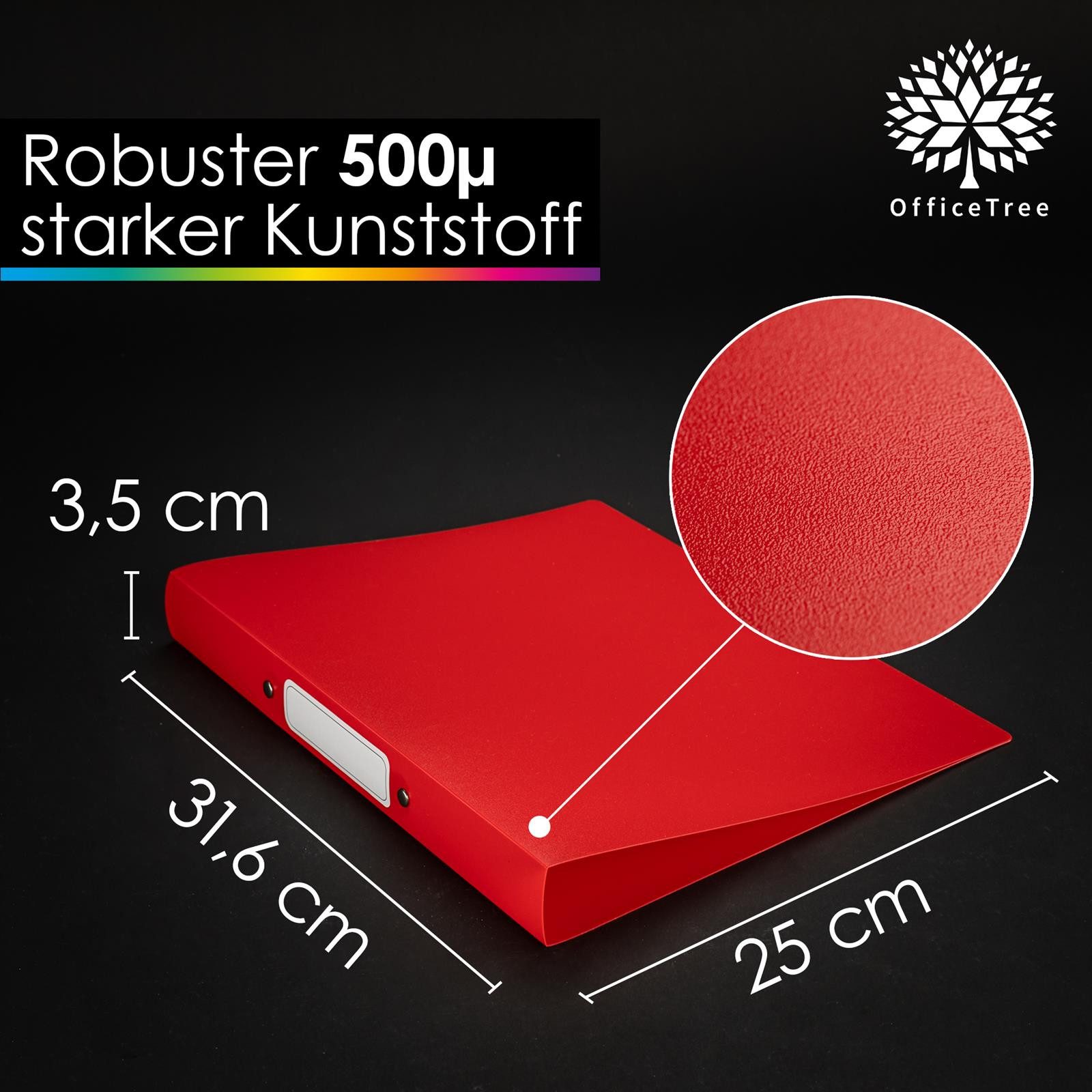 OfficeTree Ringbuchmappe Ringbuchordner 12er Set (Set)