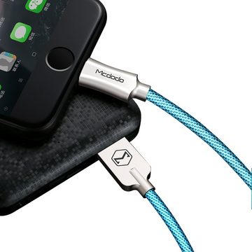 mcdodo Mcdodo Knight Datenkabel QC4.0 Quick Charge 2A Nylonkabel für iPhone Smartphone-Kabel, (120 cm)