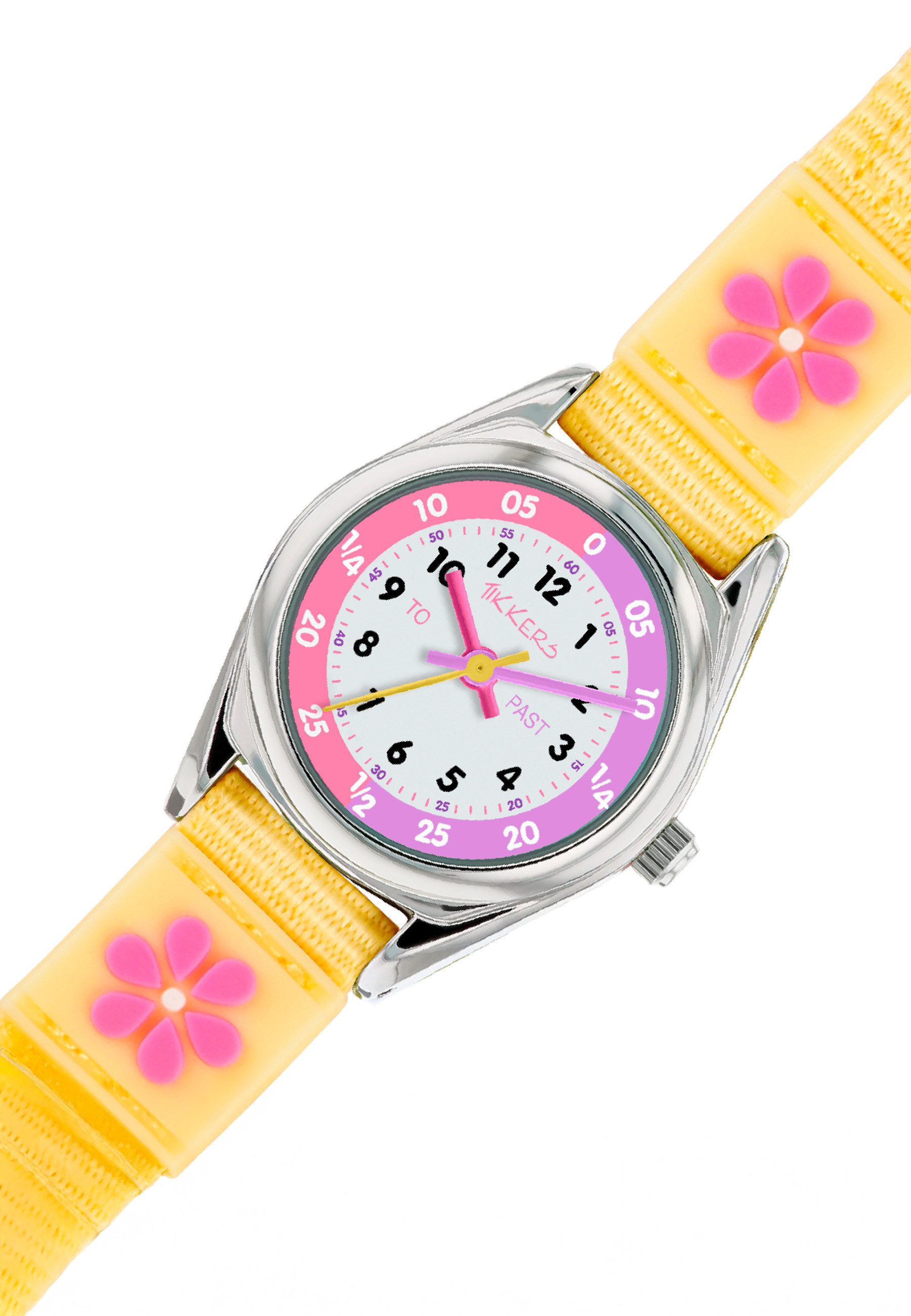 Tikkers Quarzuhr Tikkers Velcro Time Teacher, (Set)