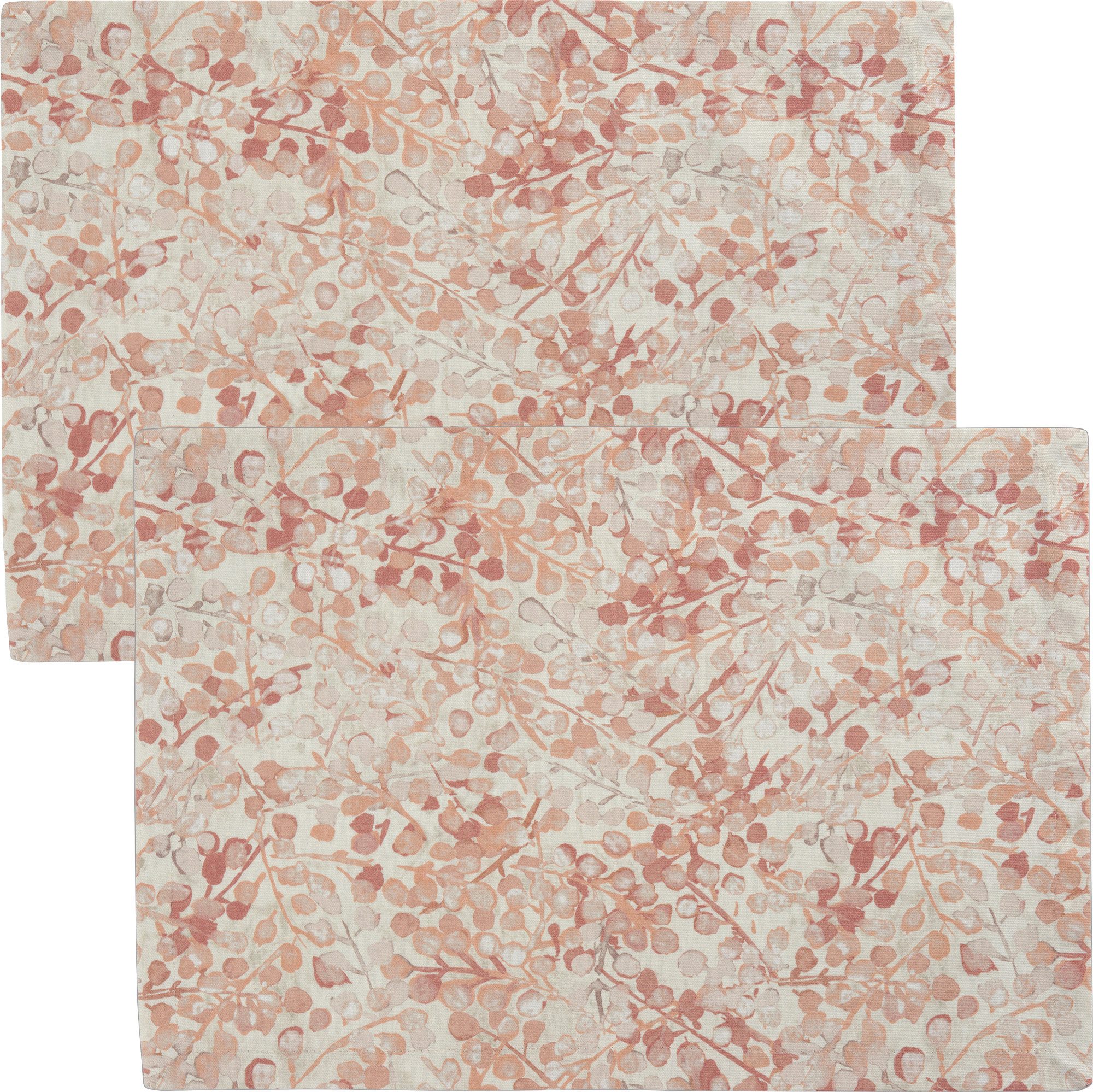 sander table + home Platzset Tischset "Livorno" 2er-Pack, Baumwolle Blatt günstig online kaufen