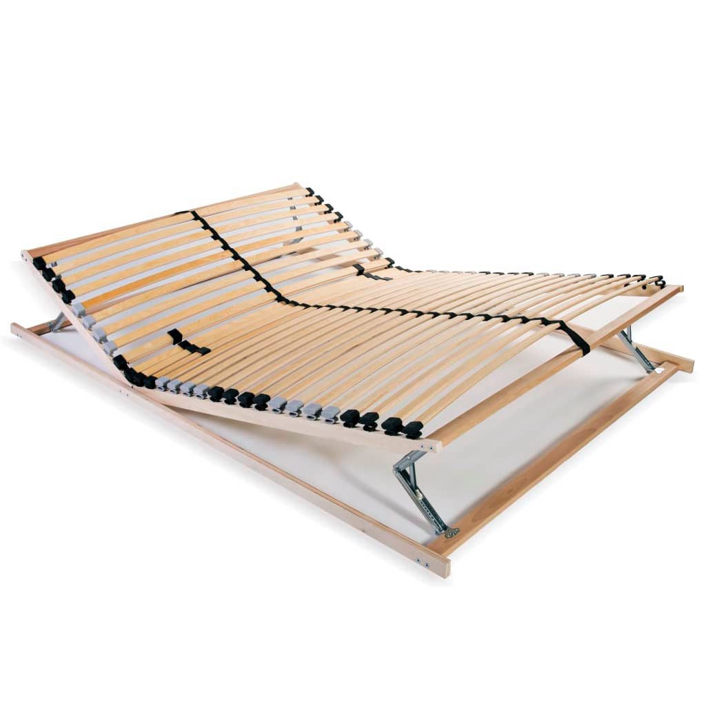 Lattenrost 100 x 200 cm Lattenrost mit 28 Latten 7 Zonen 100x200 cm Bettrahmen Ro, vidaXL