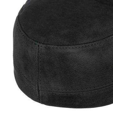 Lierys Army Cap (1-St) Ledercap mit Schirm, Made in Italy