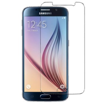 CoolGadget Schutzfolie Panzerfolie für Samsung Galaxy S6, (9H Härtegrad, 2x Schutzglas, 1xReinigungset), Displayfolie Panzer Schutzfolie 2 Stück für Samsung S6 Glas Folie
