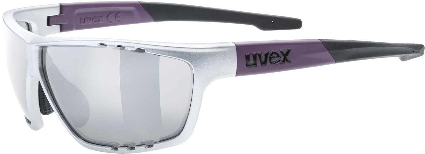 Uvex Sonnenbrille uvex 706 silver mat plum 4316 sportstyle