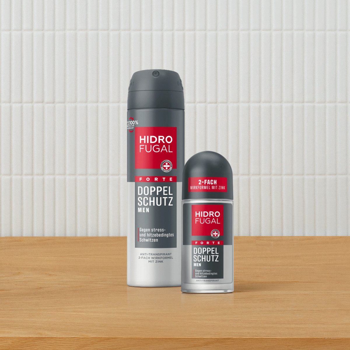 Hidrofugal Deo-Spray Deo Spray Men Forte Doppelschutz 4 x 150ml, Set